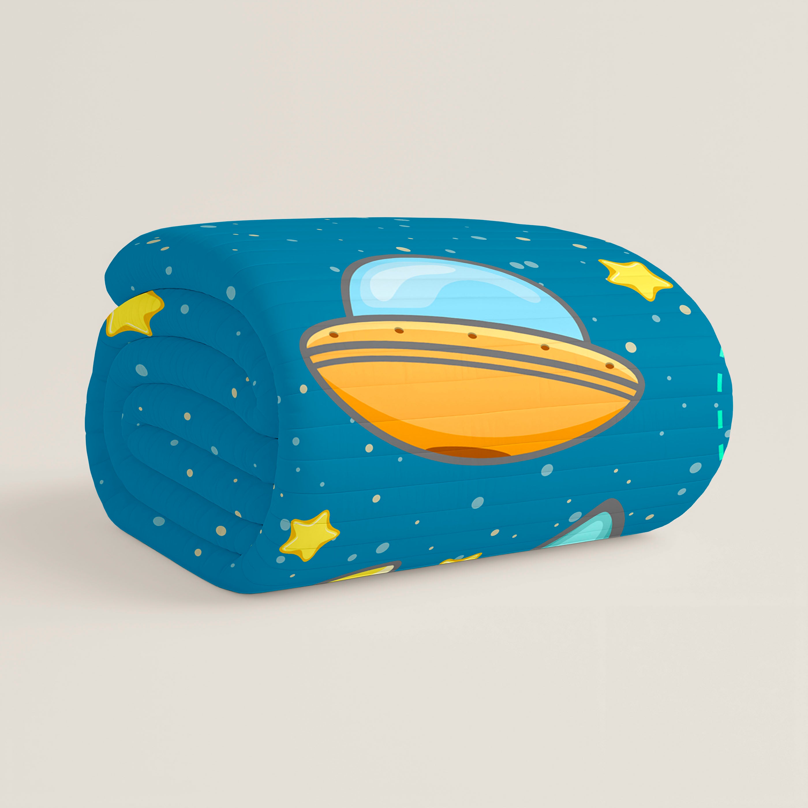 COLCHA BOUTI REVERSIBLE ESTAMPADA INFANTIL GALA 100% ALGODÓN