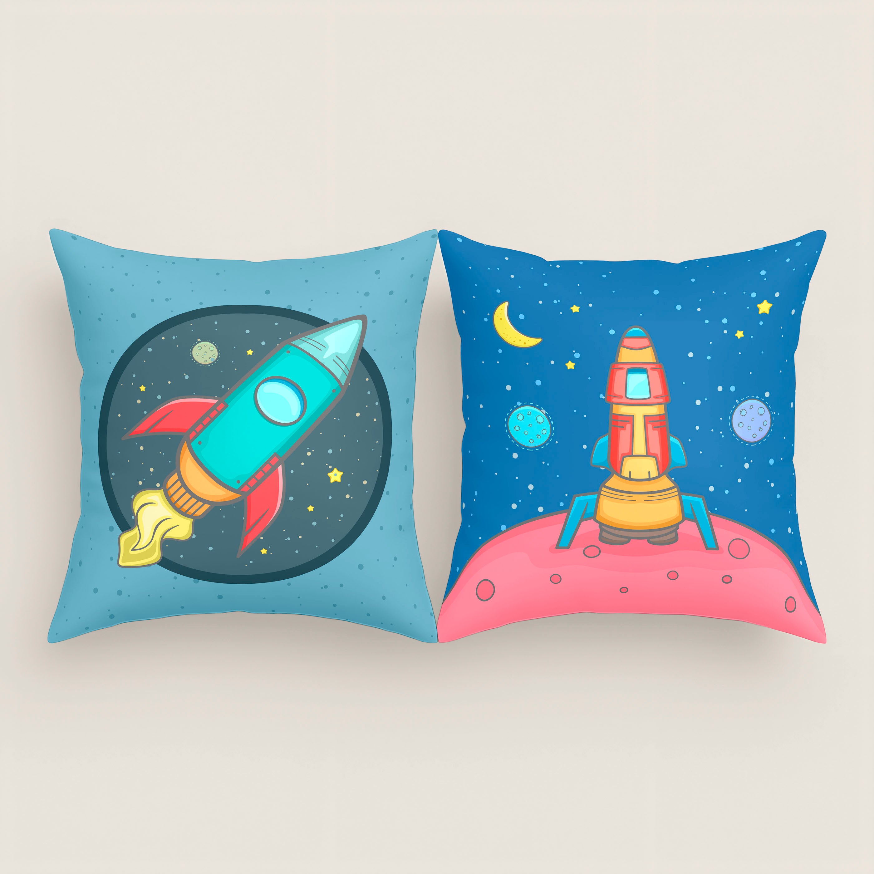 FUNDA DE COJÍN ESTAMPADO GALA 100% ALGODÓN