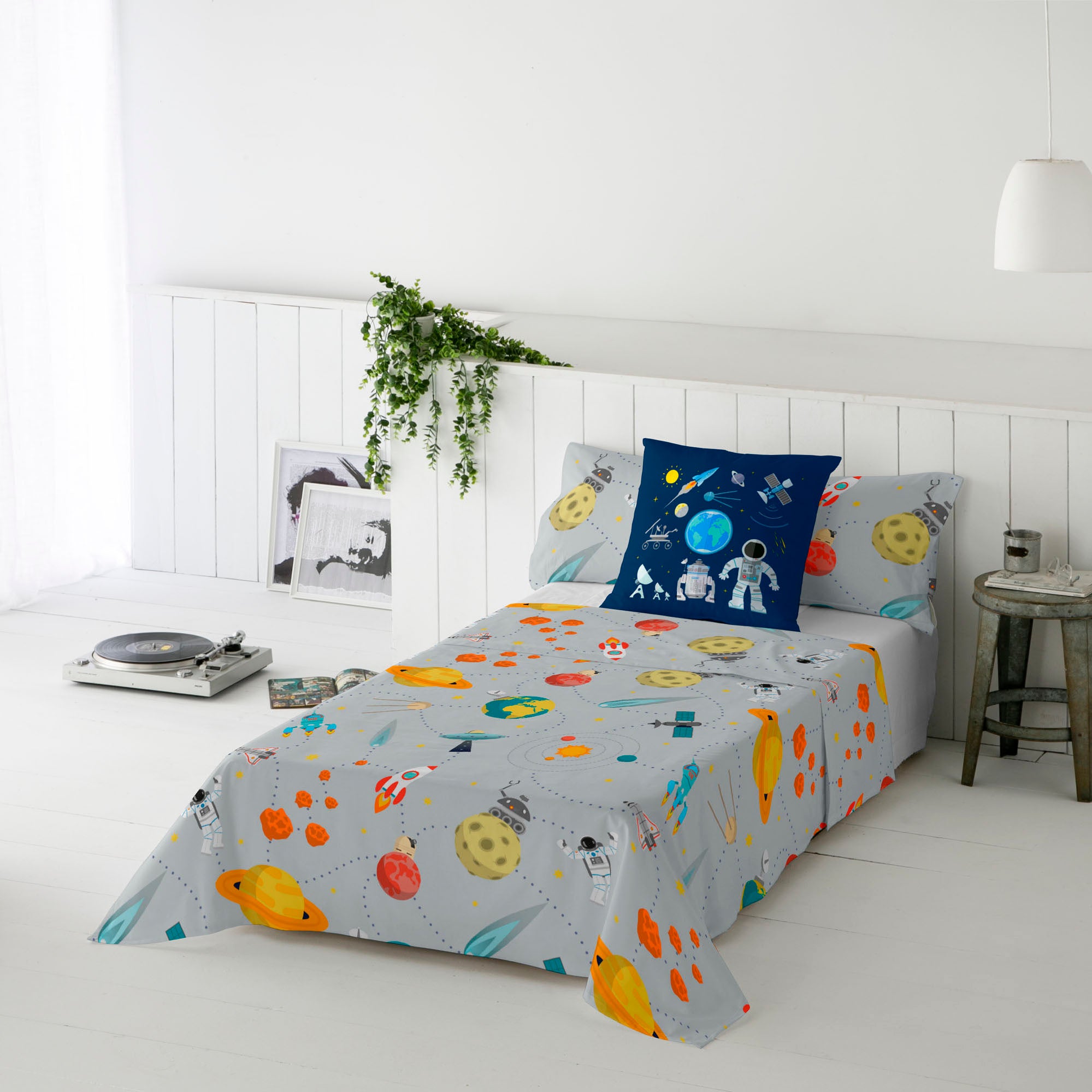 JUEGO SÁBANAS ESTAMPADAS INFANTIL BERTO B 100% ALGODÓN