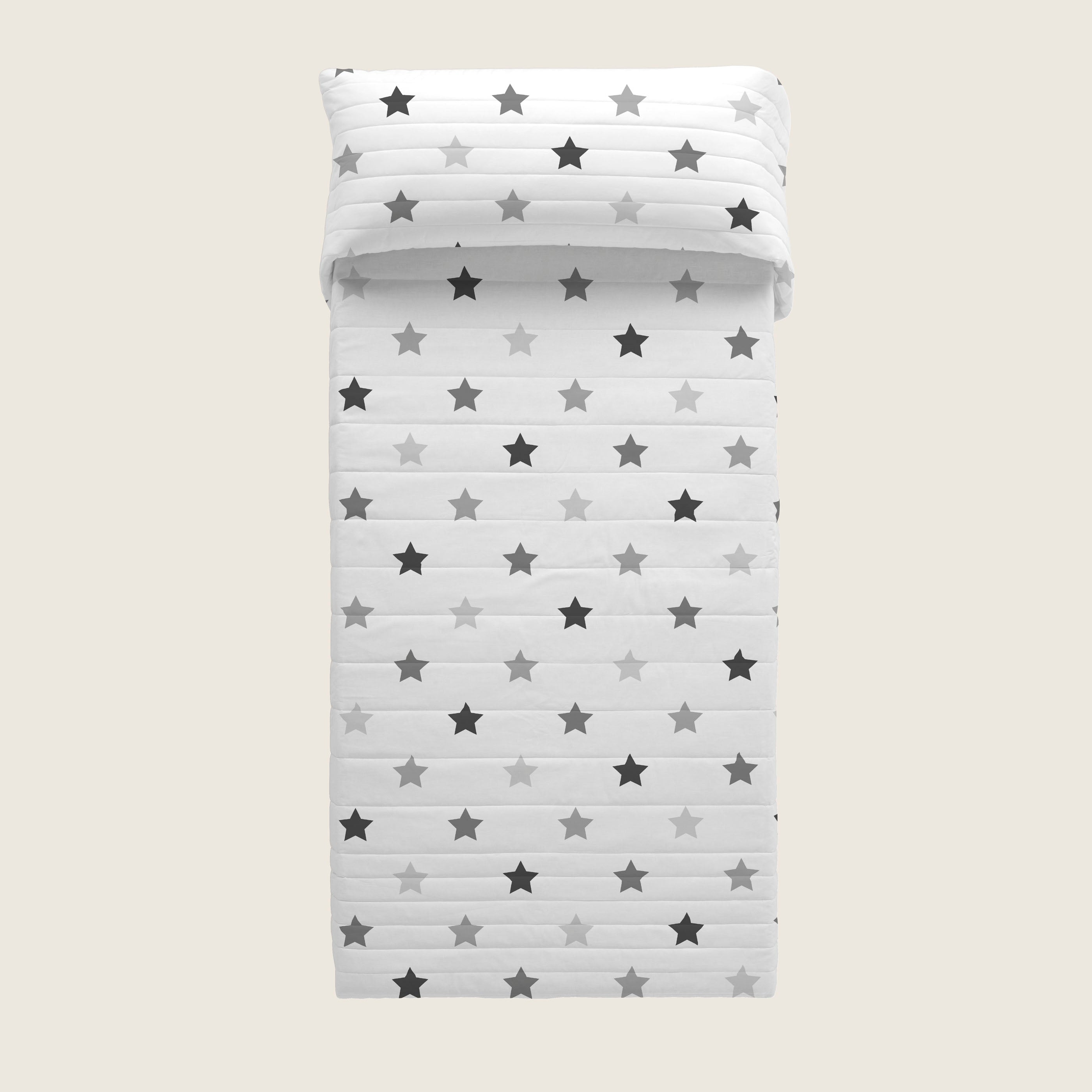 COLCHA BOUTI REVERSIBLE ESTAMPADA INFANTIL INDIGO 100% ALGODÓN