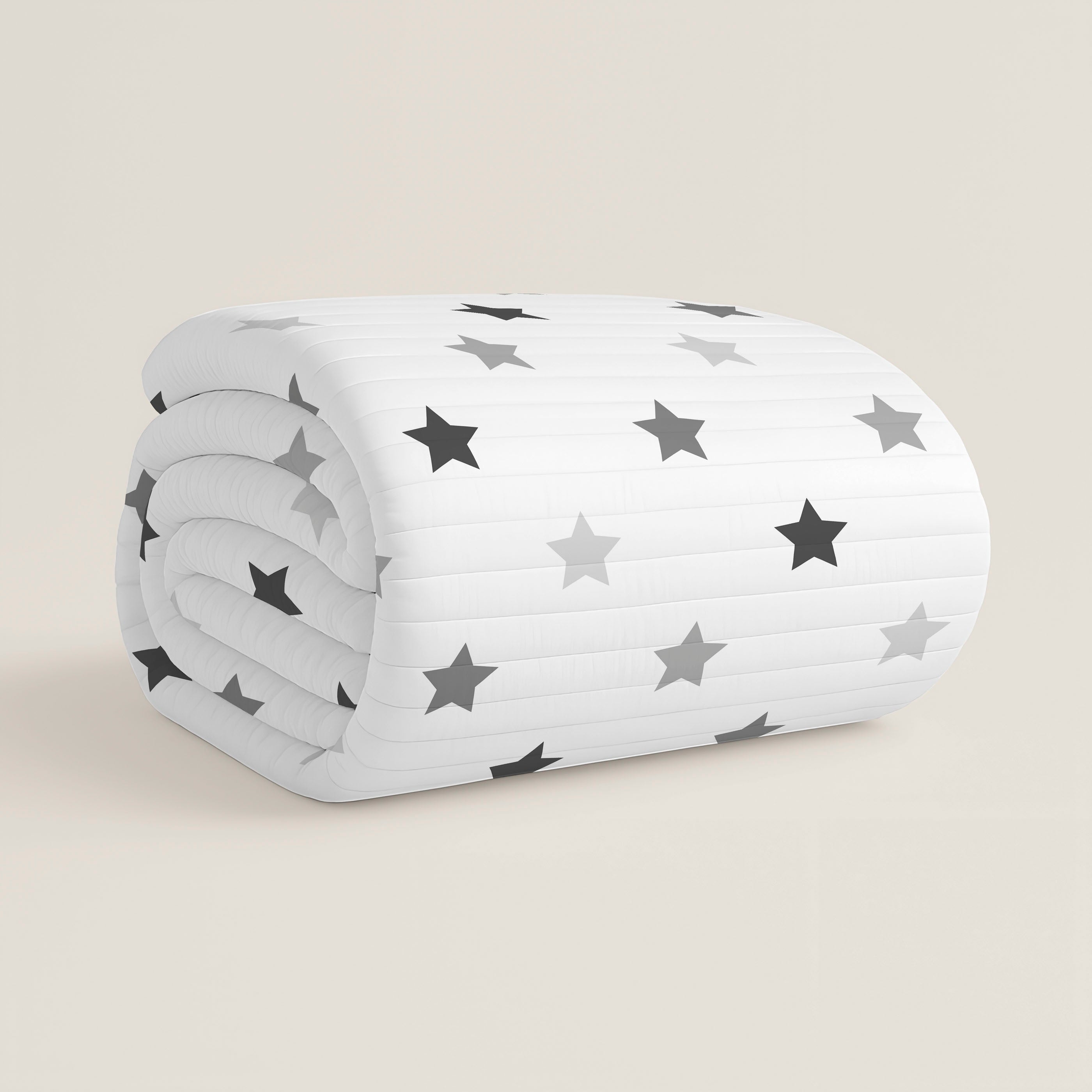 COLCHA BOUTI REVERSIBLE ESTAMPADA INFANTIL INDIGO 100% ALGODÓN