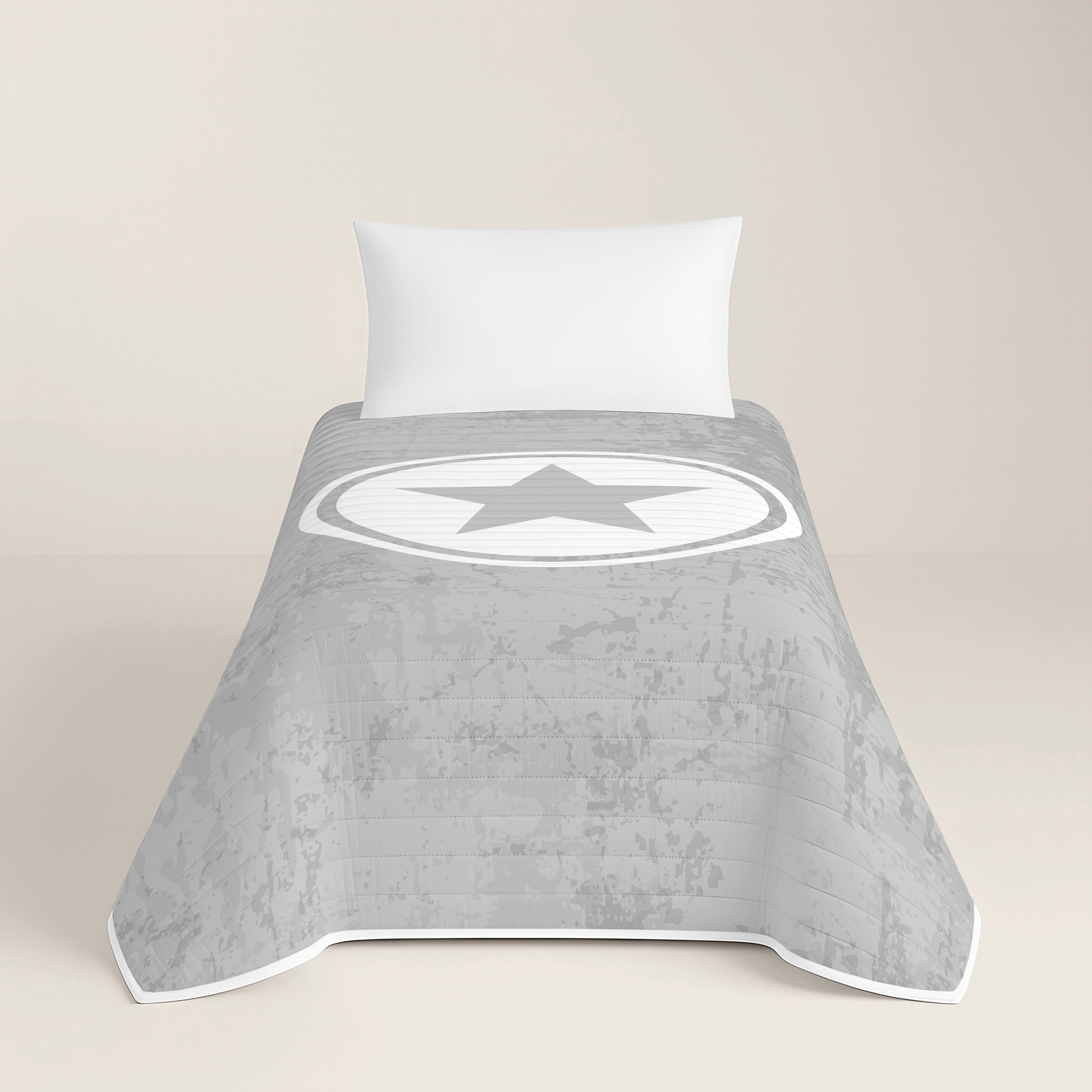 COLCHA BOUTI REVERSIBLE ESTAMPADA INFANTIL IVETT 100% ALGODÓN