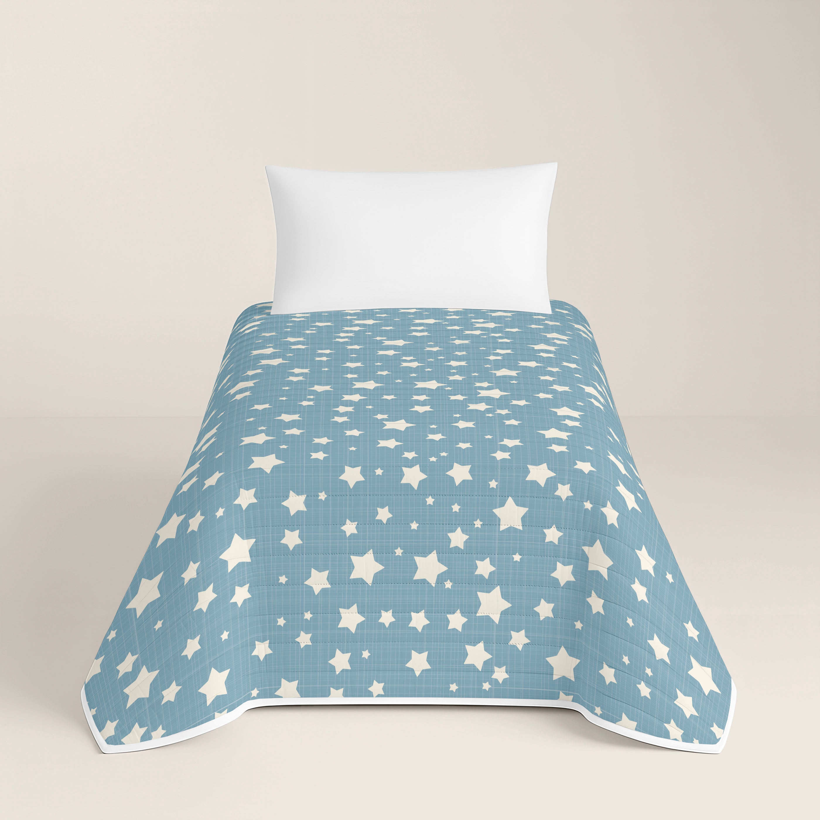 COLCHA BOUTI REVERSIBLE ESTAMPADA INFANTIL IVETT 100% ALGODÓN