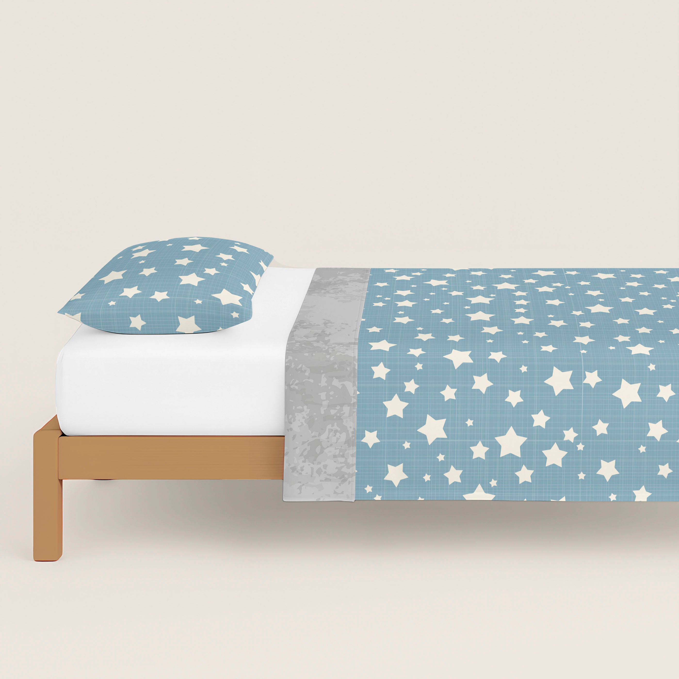 FUNDA NÓRDICA REVERSIBLE ESTAMPADA INFANTIL IVETT 100% ALGODÓN