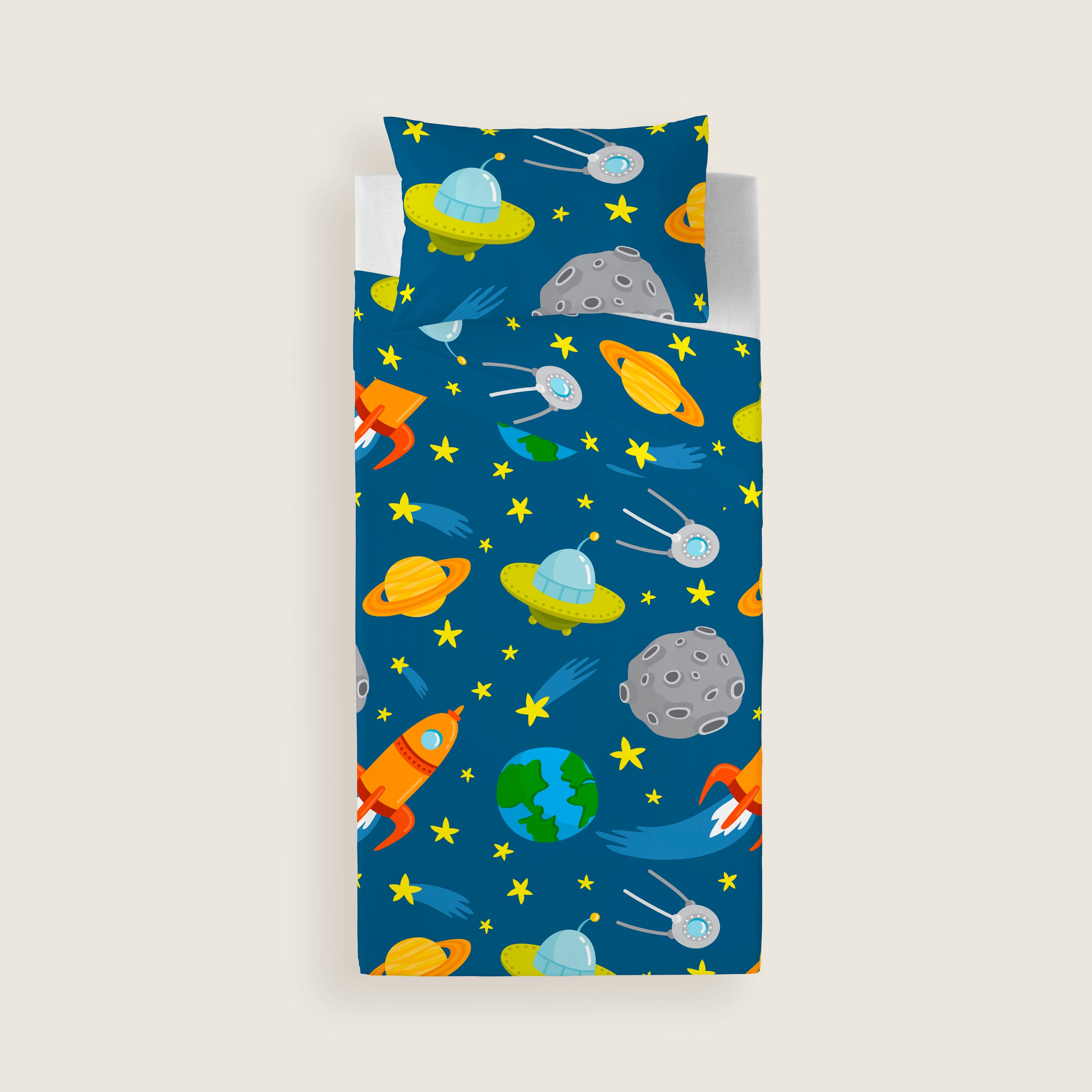 JUEGO SÁBANAS ESTAMPADAS INFANTIL LLUC A 100% ALGODÓN