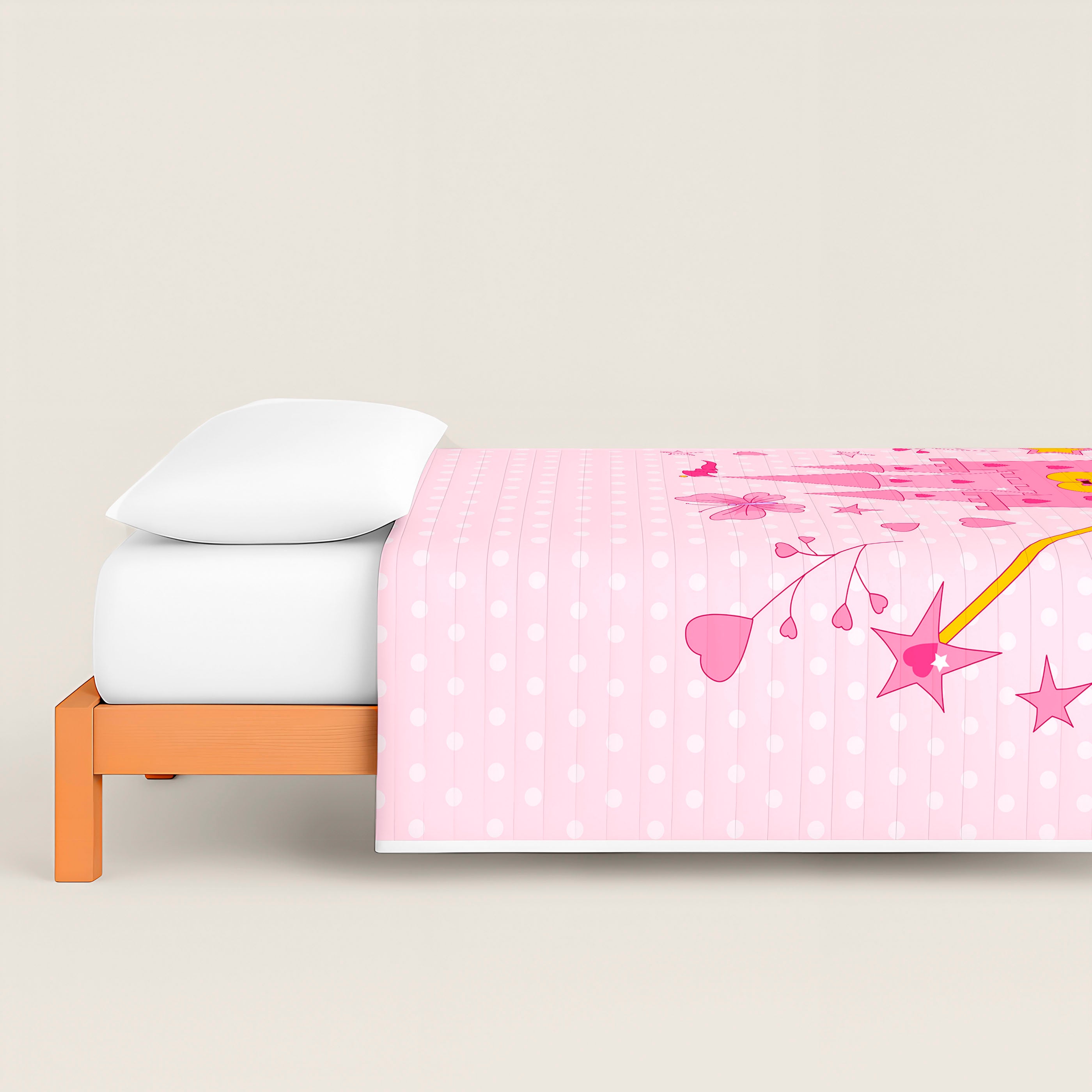 COLCHA BOUTI REVERSIBLE ESTAMPADA INFANTIL MARGOT 100% ALGODÓN