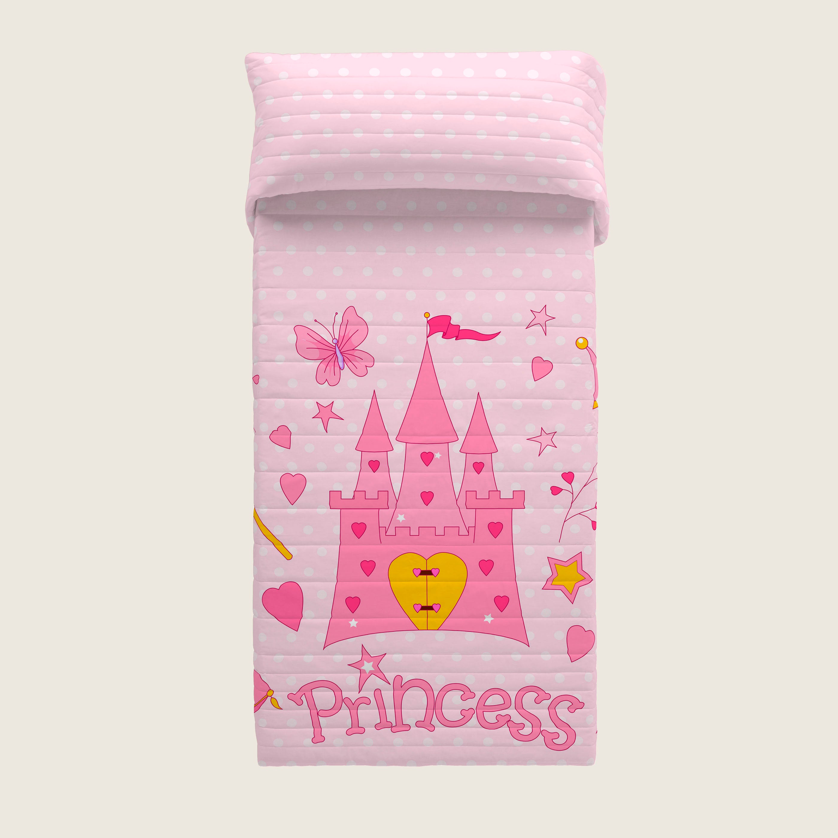 COLCHA BOUTI REVERSIBLE ESTAMPADA INFANTIL MARGOT 100% ALGODÓN