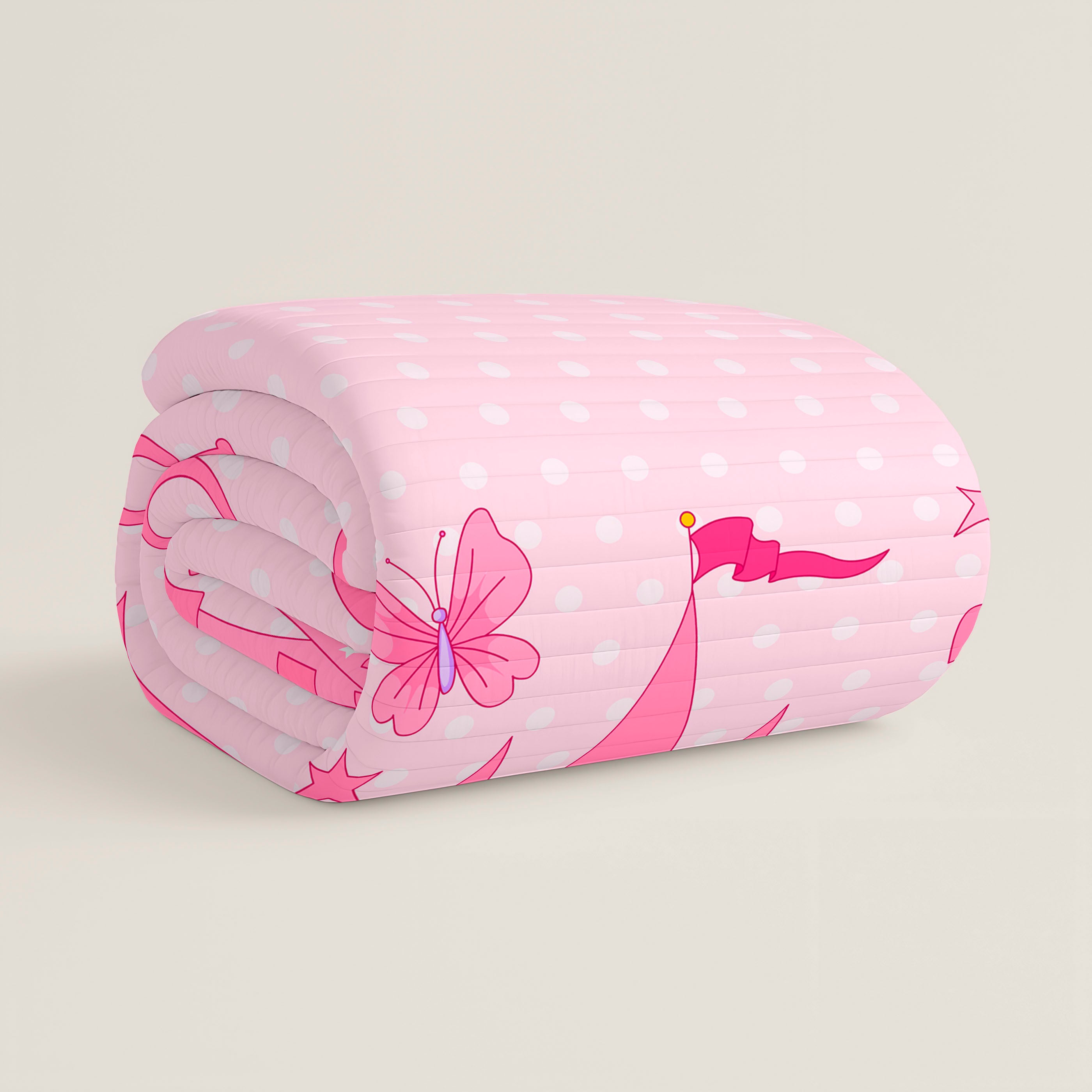 COLCHA BOUTI REVERSIBLE ESTAMPADA INFANTIL MARGOT 100% ALGODÓN