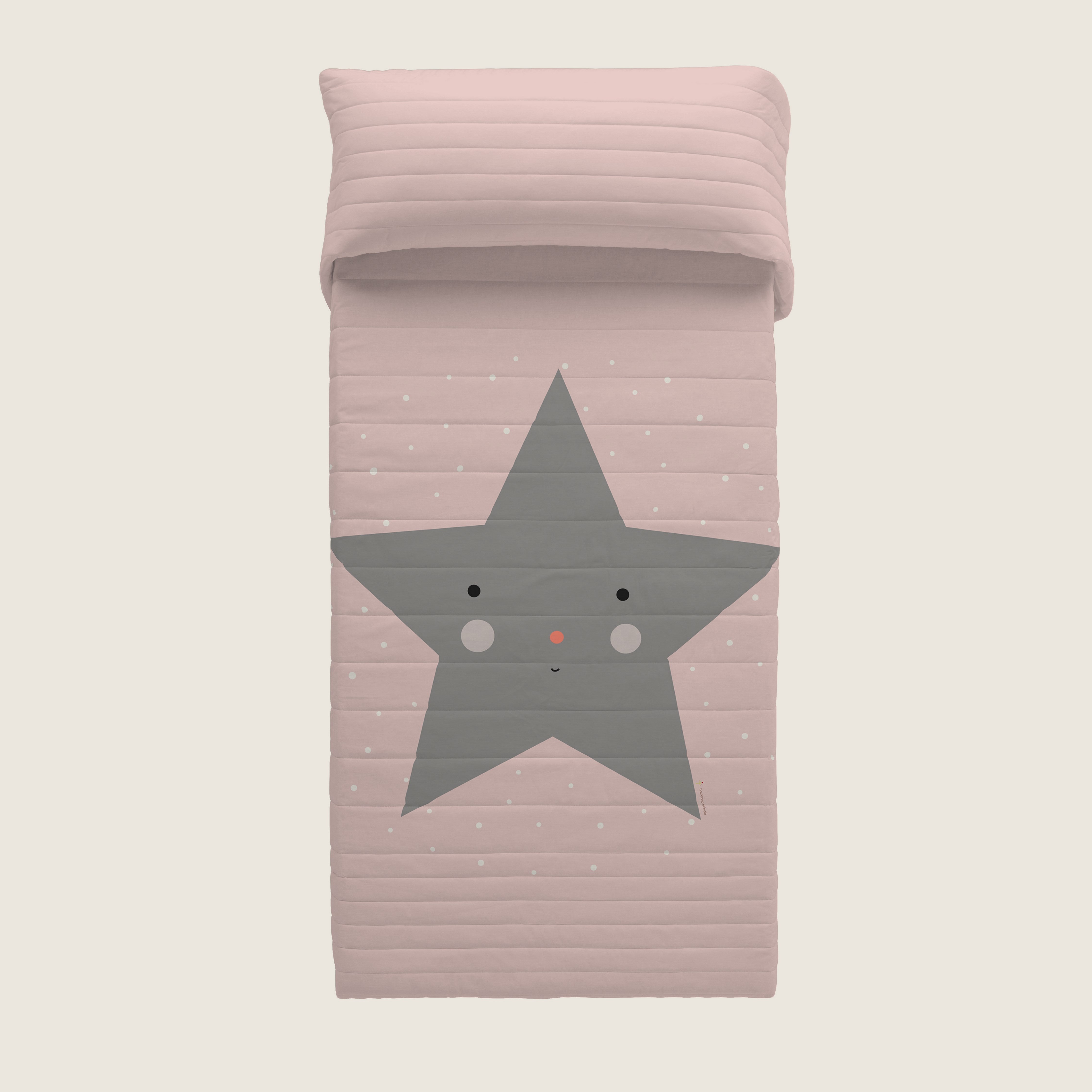 COLCHA BOUTI ESTAMPADA INFANTIL HAPPY STAR 100% ALGODÓN