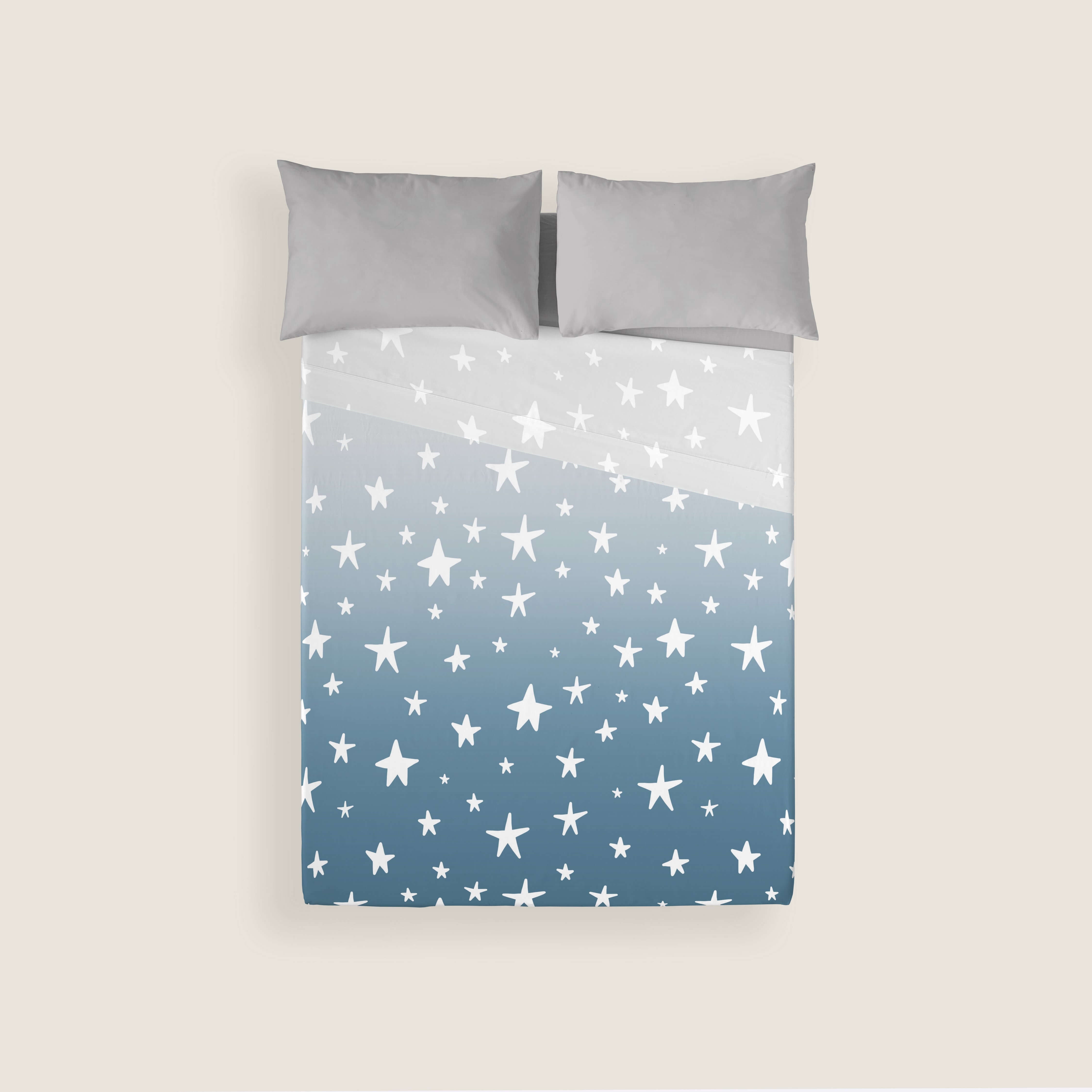 JUEGO SÁBANAS ESTAMPADAS WILLIAM 100% ALGODÓN