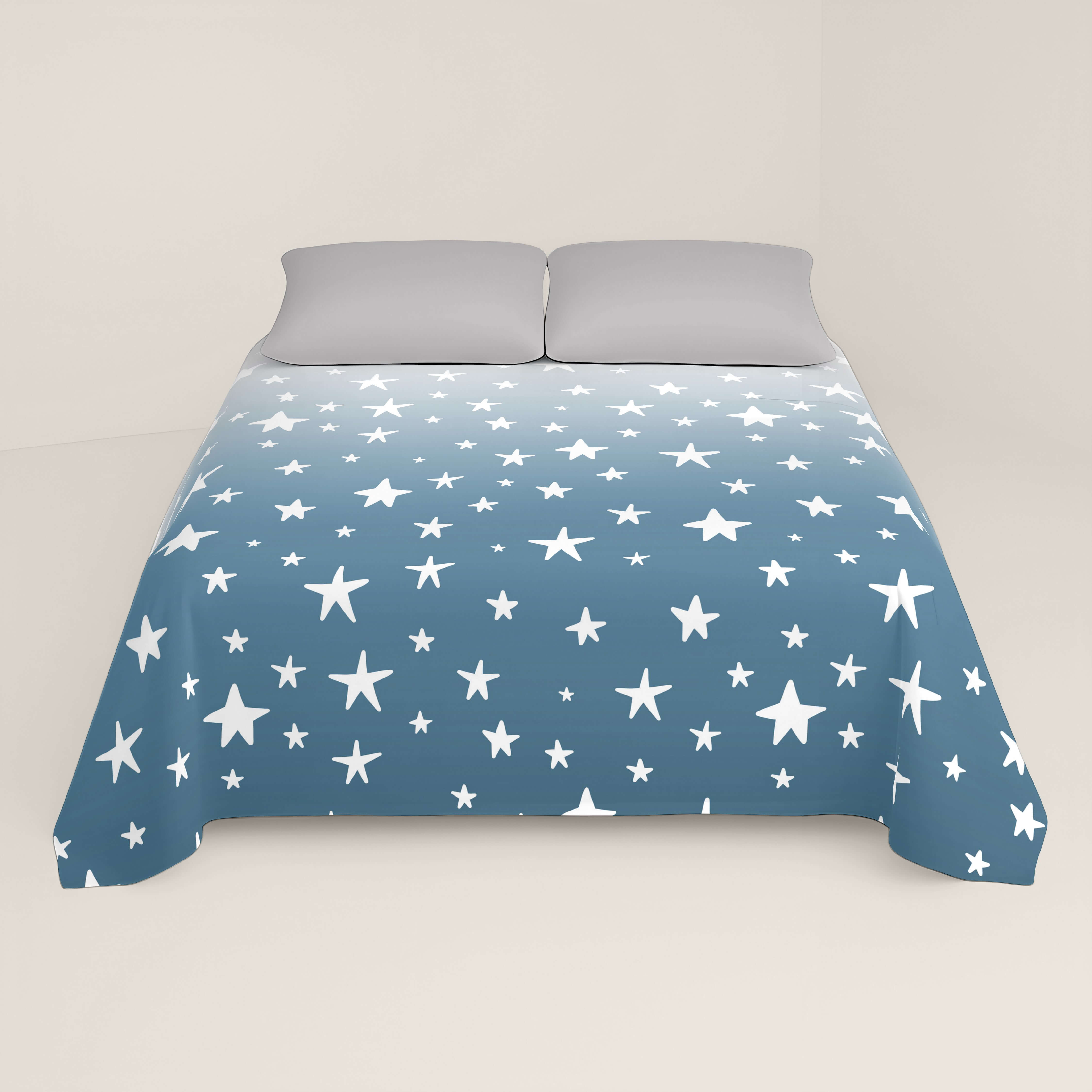 JUEGO SÁBANAS ESTAMPADAS WILLIAM 100% ALGODÓN