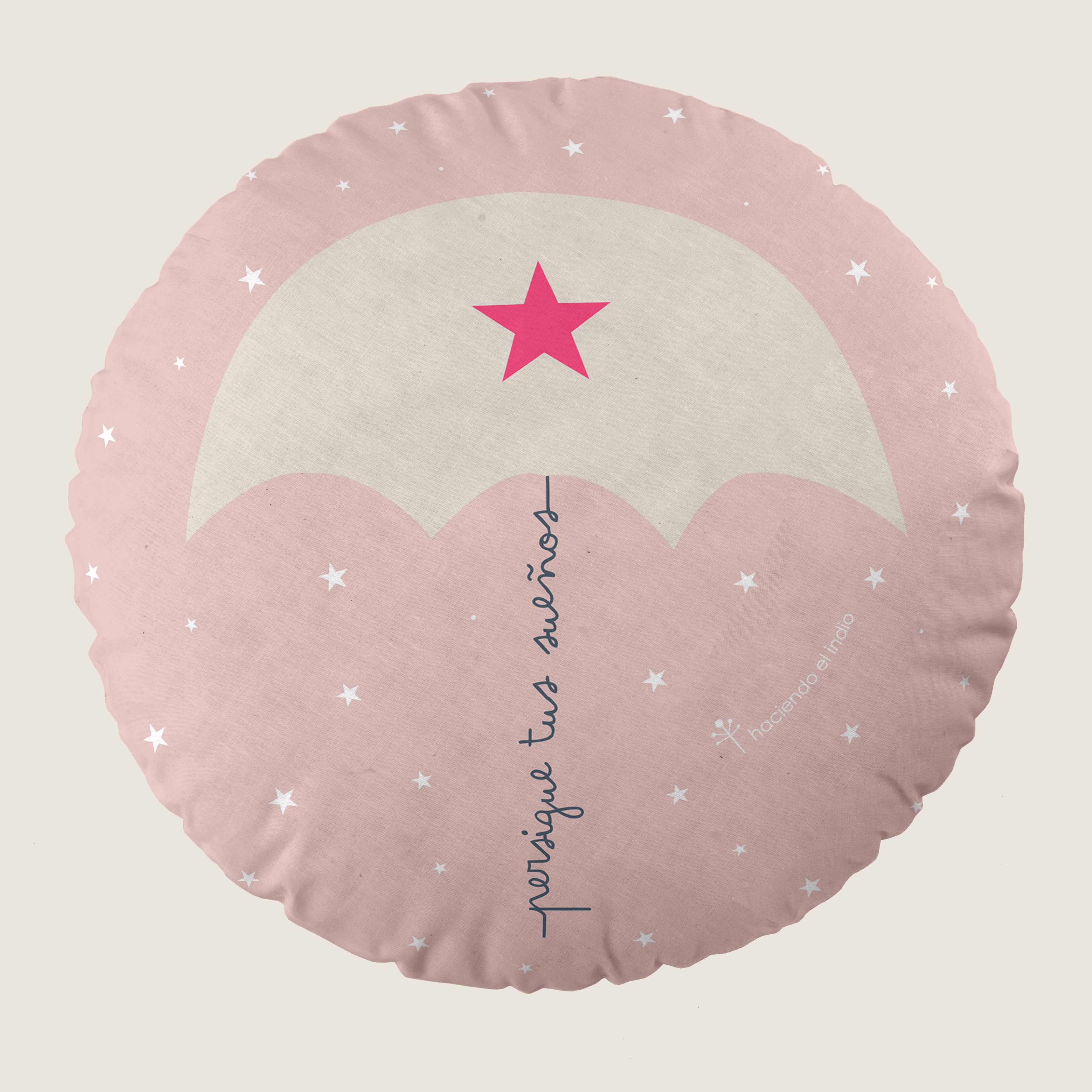 COJÍN REDONDO INFANTIL ESTAMPADO CIRCLE 2