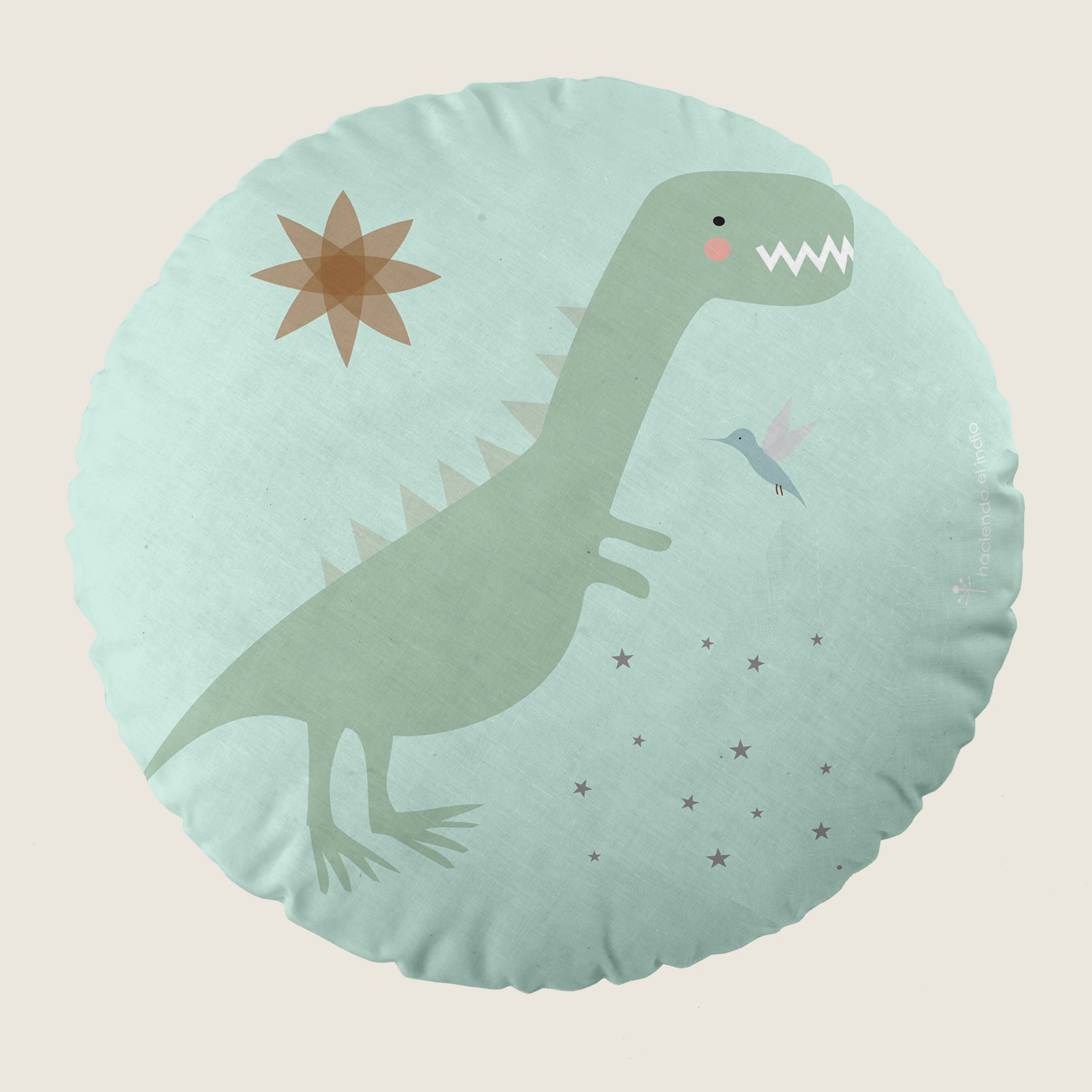 COJÍN REDONDO INFANTIL ESTAMPADO CIRCLE 4