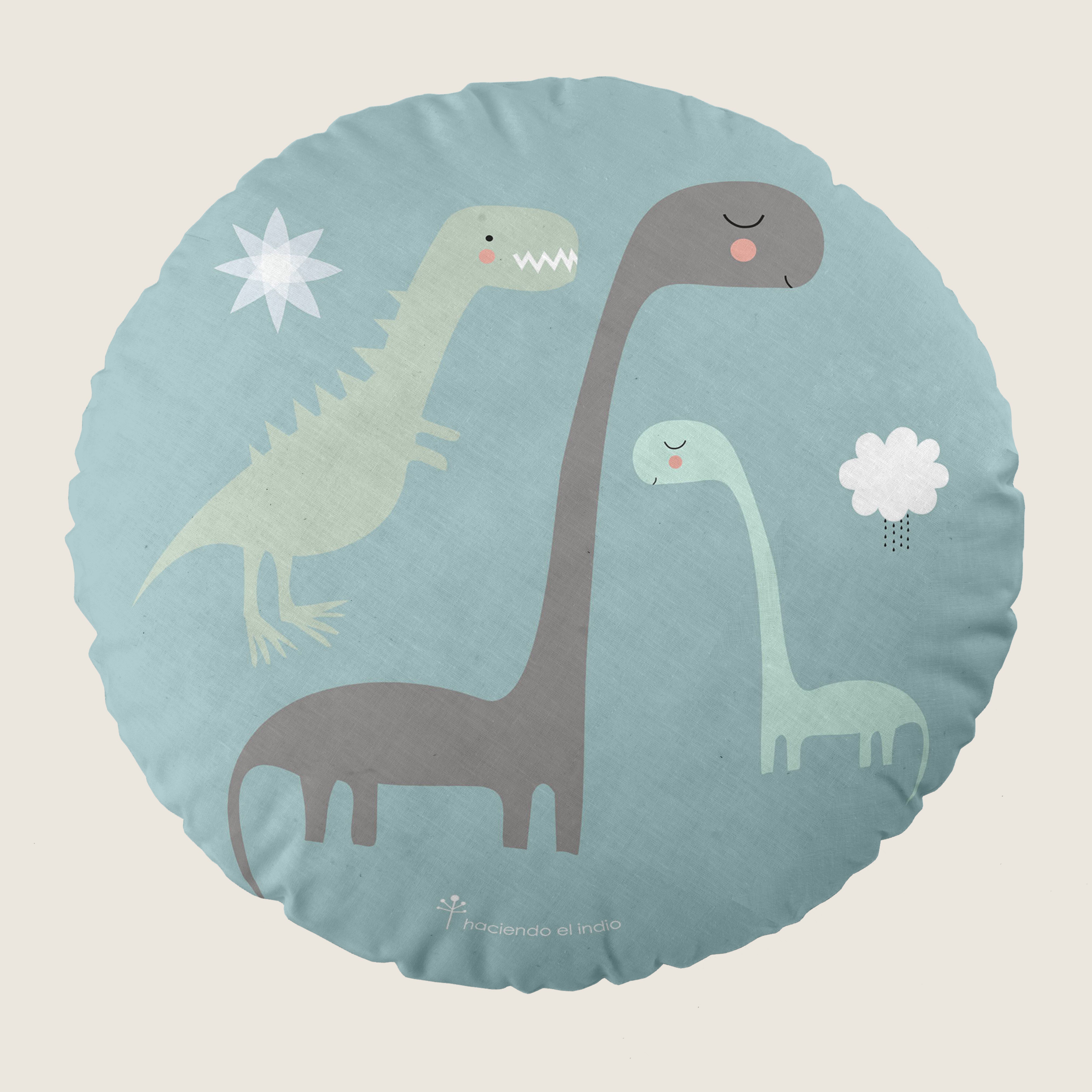 COJÍN REDONDO INFANTIL ESTAMPADO CIRCLE 5