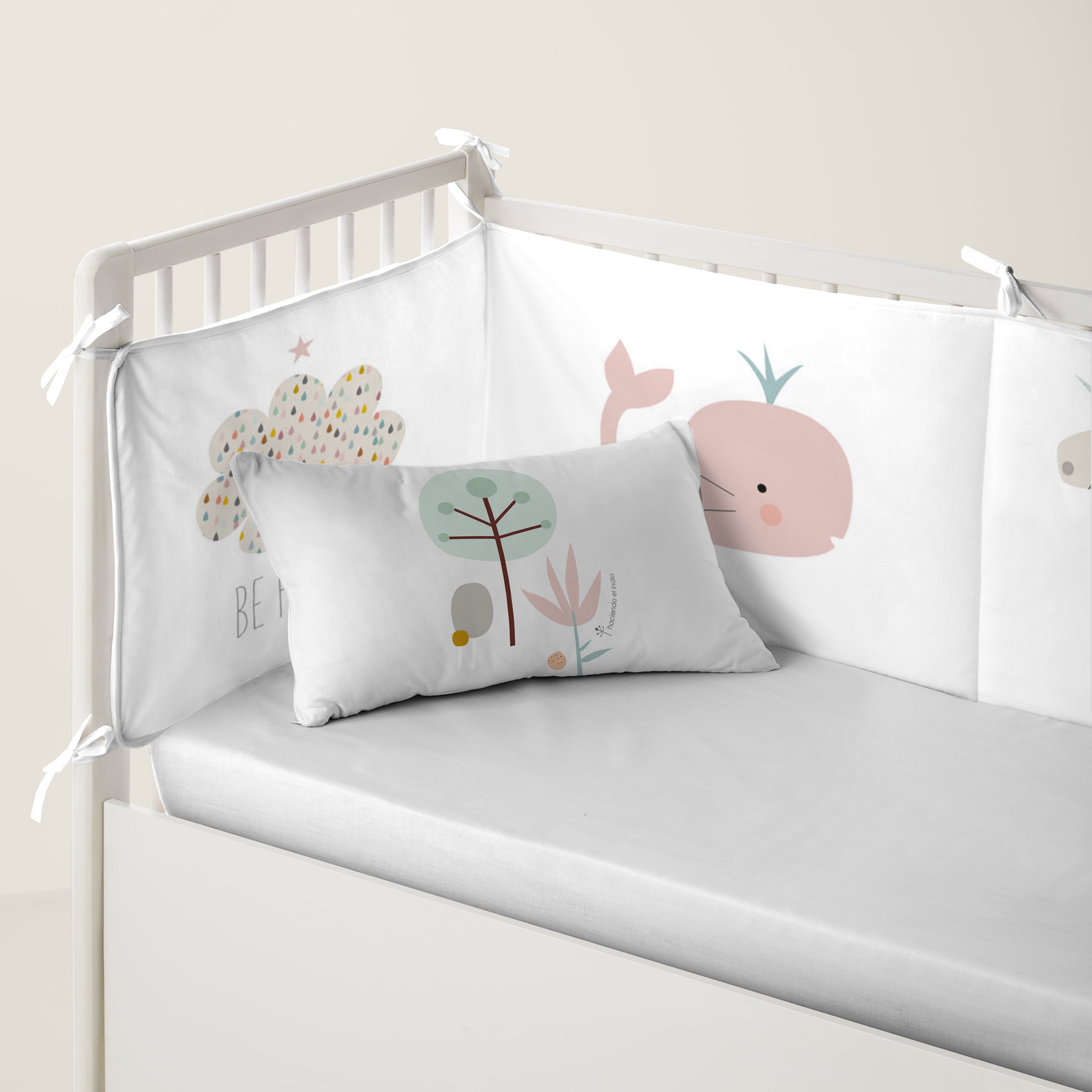 PROTECTOR CHICHONERA DE CUNA BEBÉ RAINBOWLAND