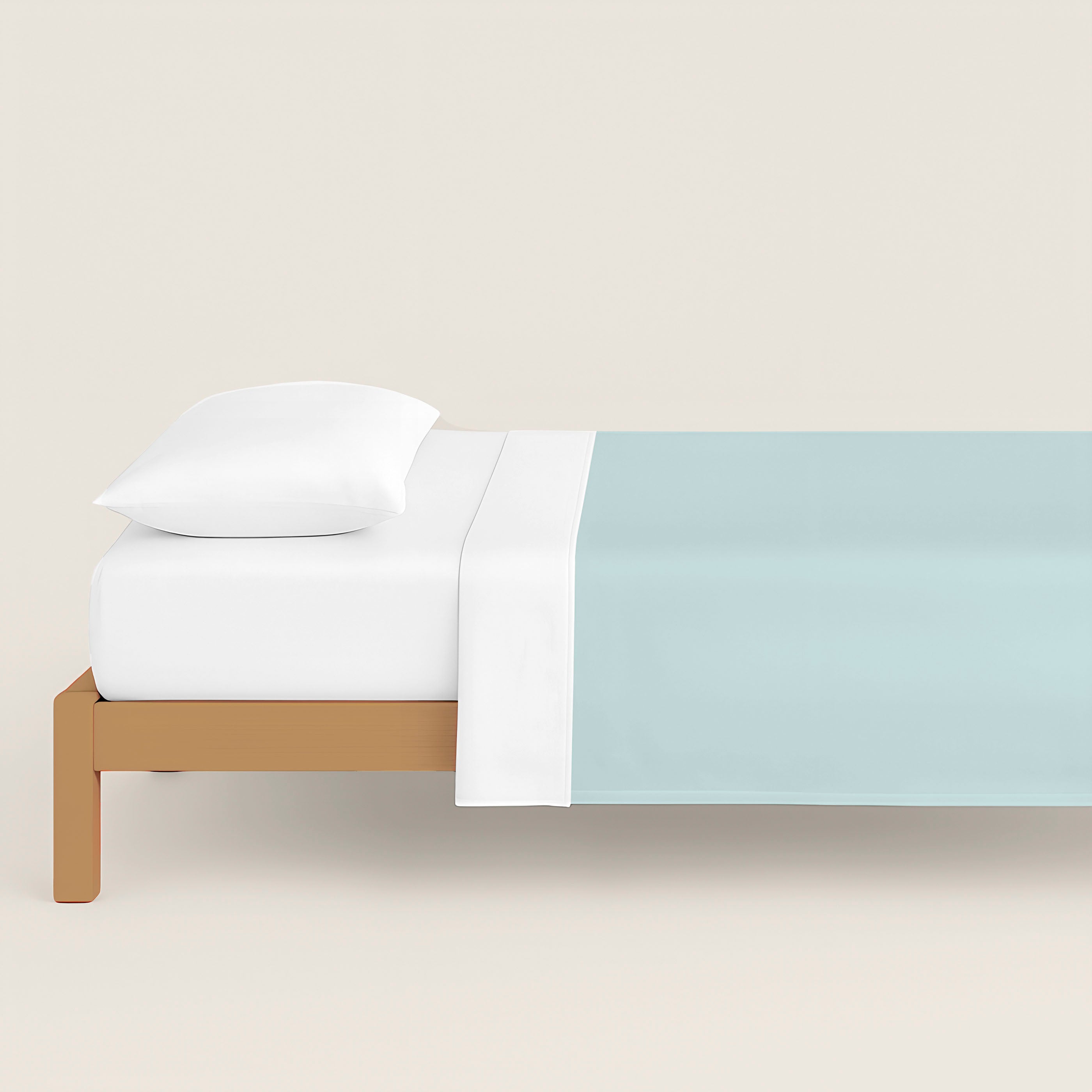 FUNDA NÓRDICA BICOLOR REVERSIBLE VERDE 702 / BLANCO 100% ALGODÓN