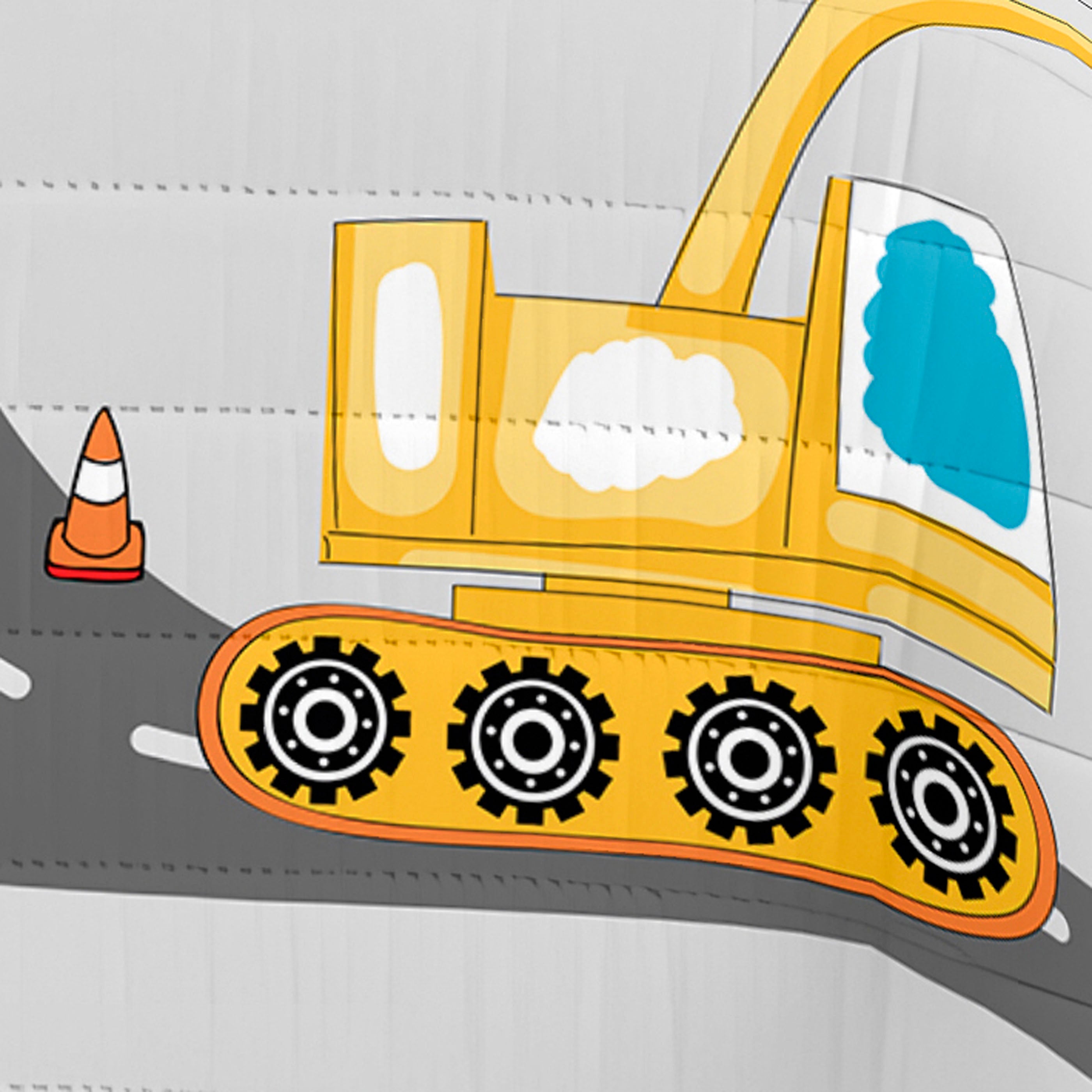 COLCHA BOUTI REVERSIBLE ESTAMPADA INFANTIL SCALEXTRIC 100% ALGODÓN