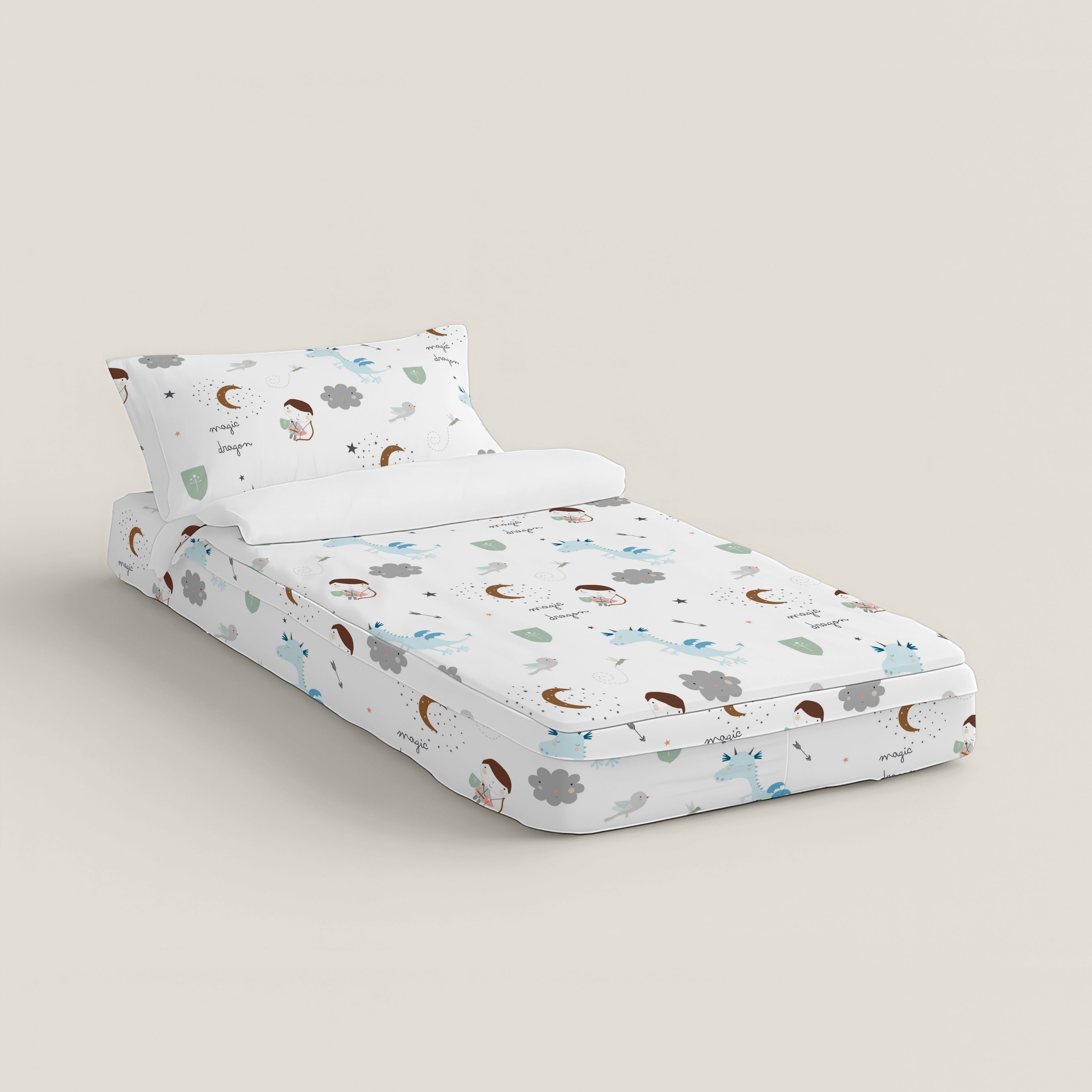 SACCO NORDICO PER BAMBINI MAGIC DRAGON 100% COTONE