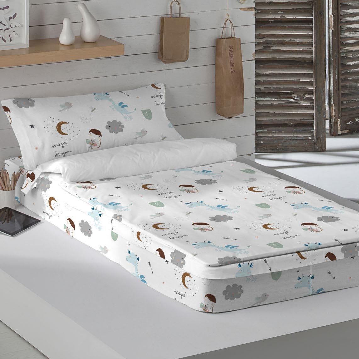 SACCO NORDICO PER BAMBINI MAGIC DRAGON 100% COTONE