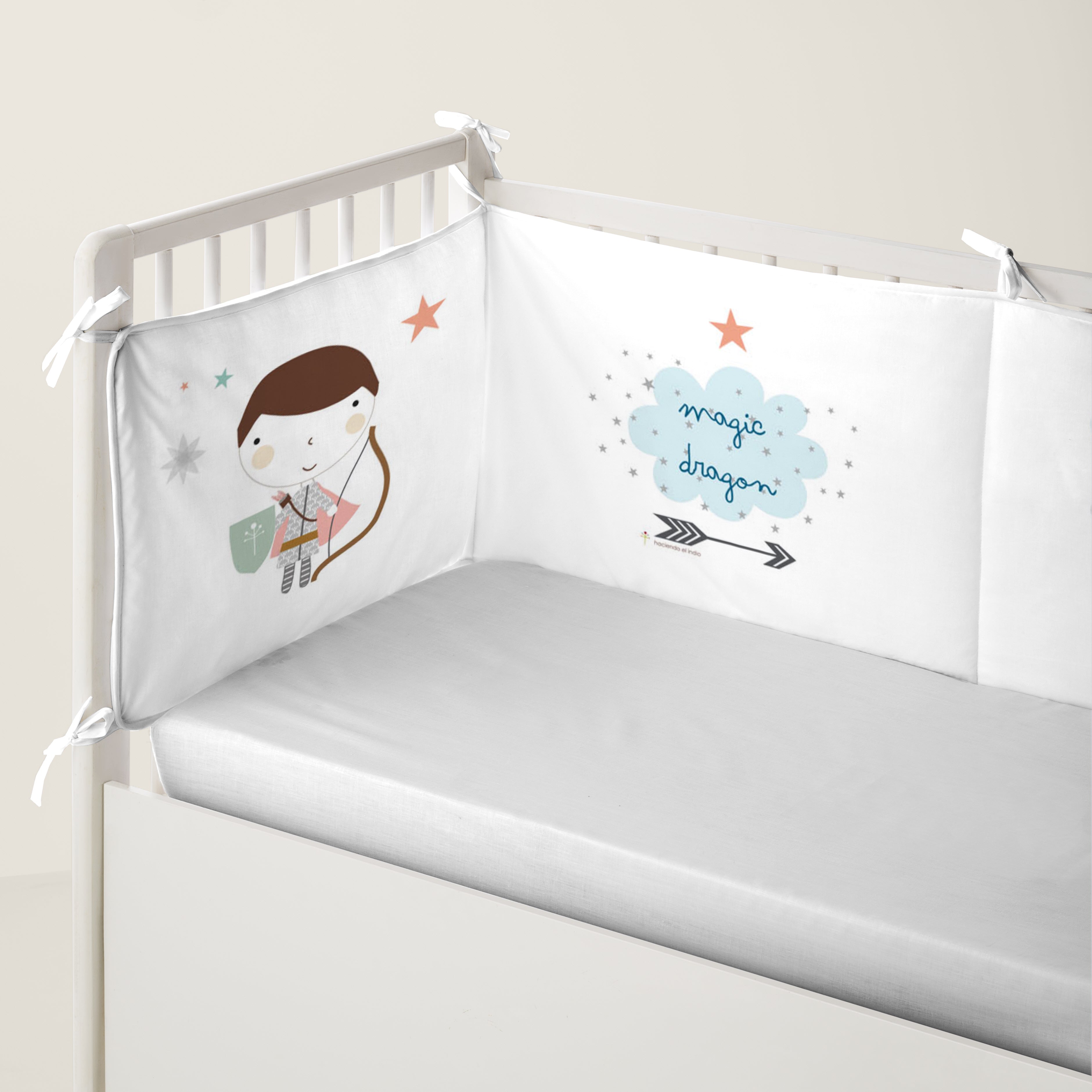 PROTECTOR CHICHONERA DE CUNA BEBÉ MAGIC DRAGON