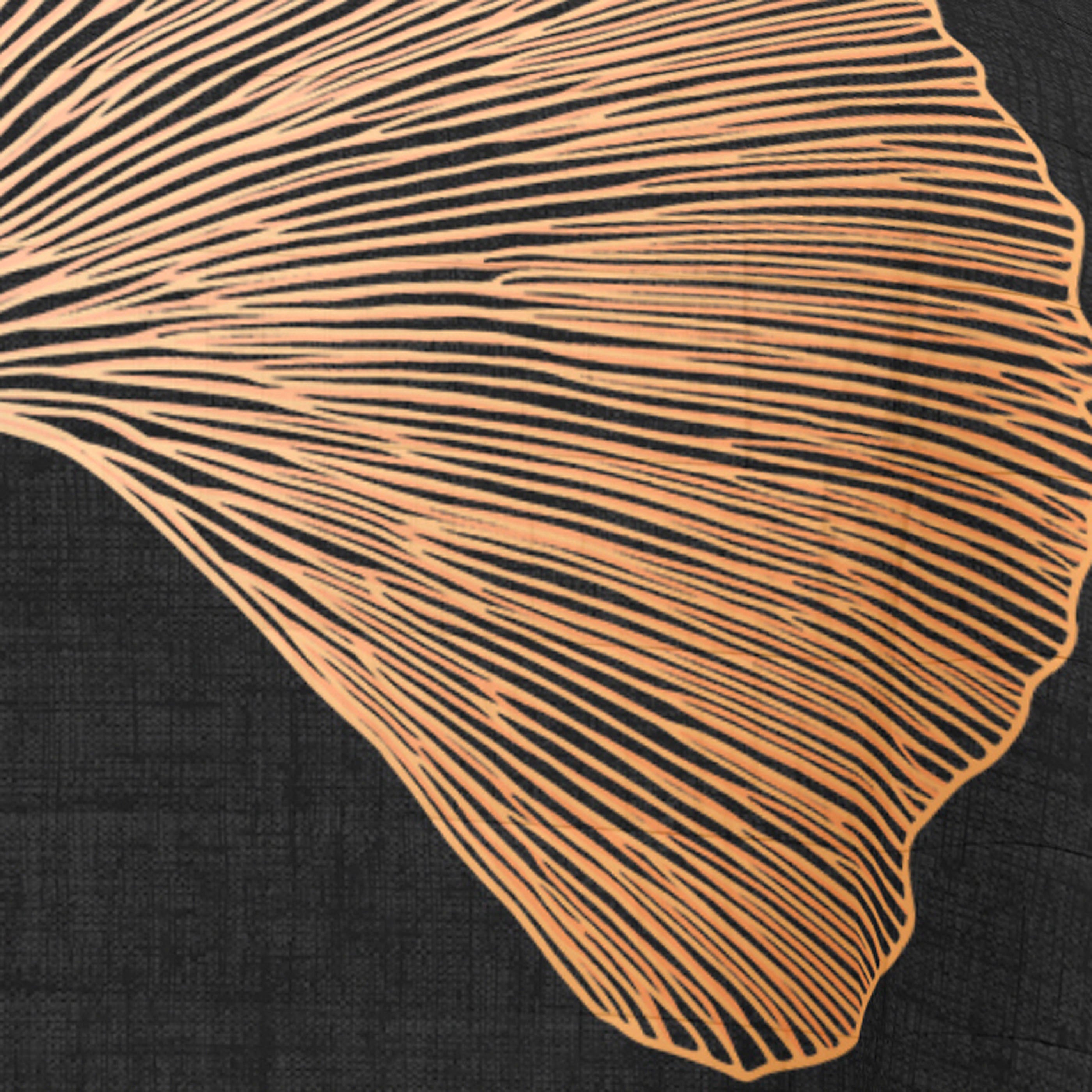 COLCHA BOUTI ESTAMPADA GINGKO 100% ALGODÓN