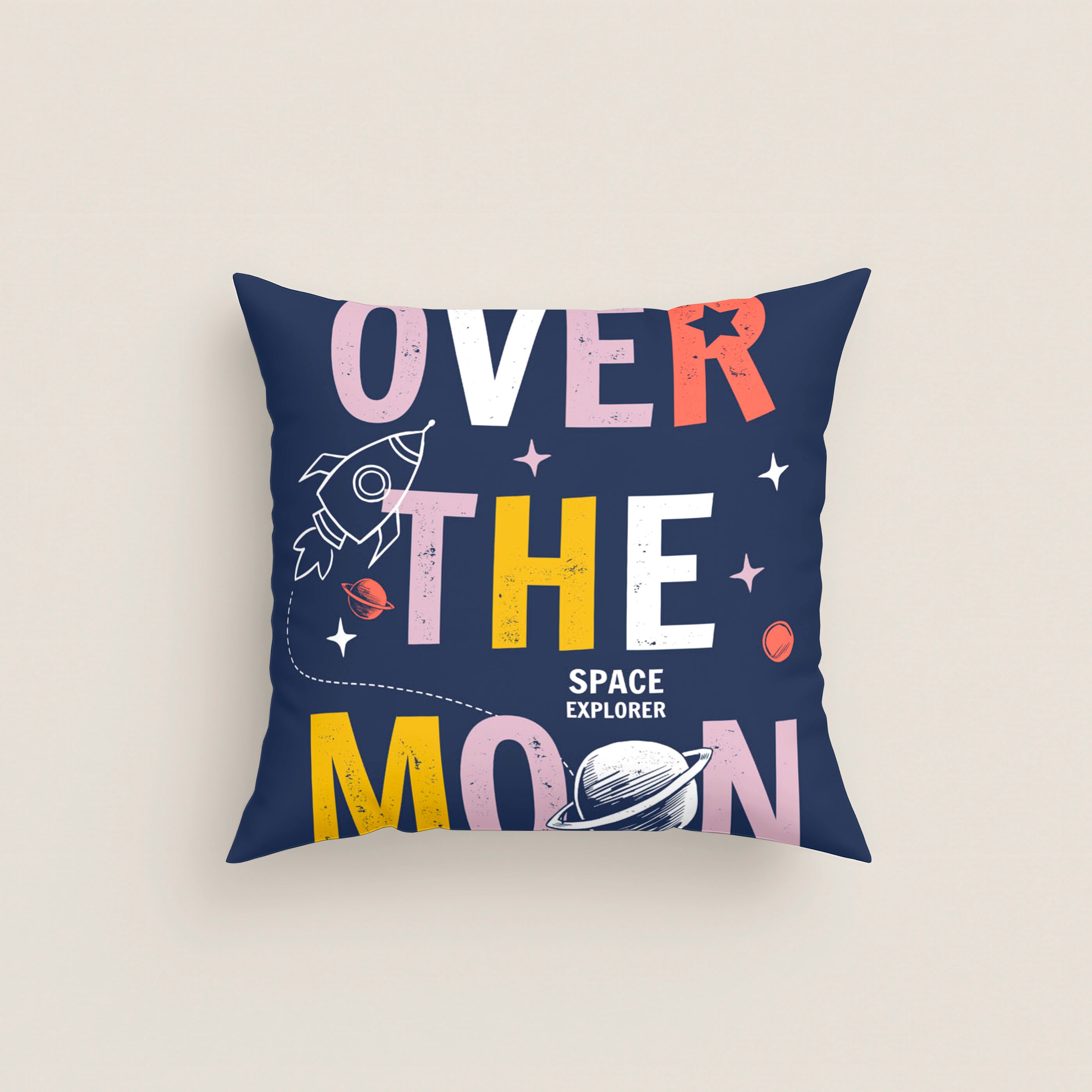 FUNDA DE COJÍN ESTAMPADO SVEN 100% ALGODÓN