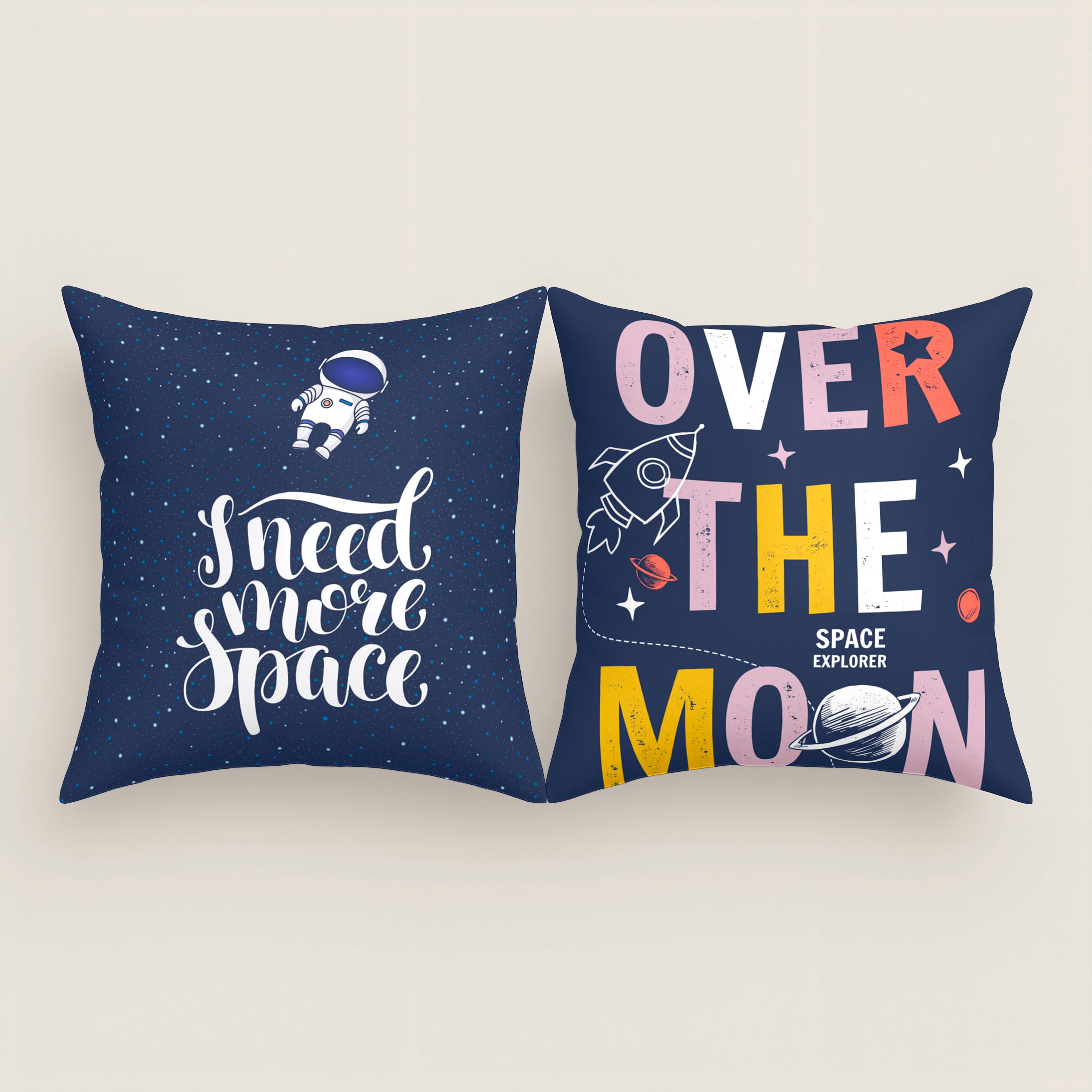 FUNDA DE COJÍN ESTAMPADO SVEN 100% ALGODÓN