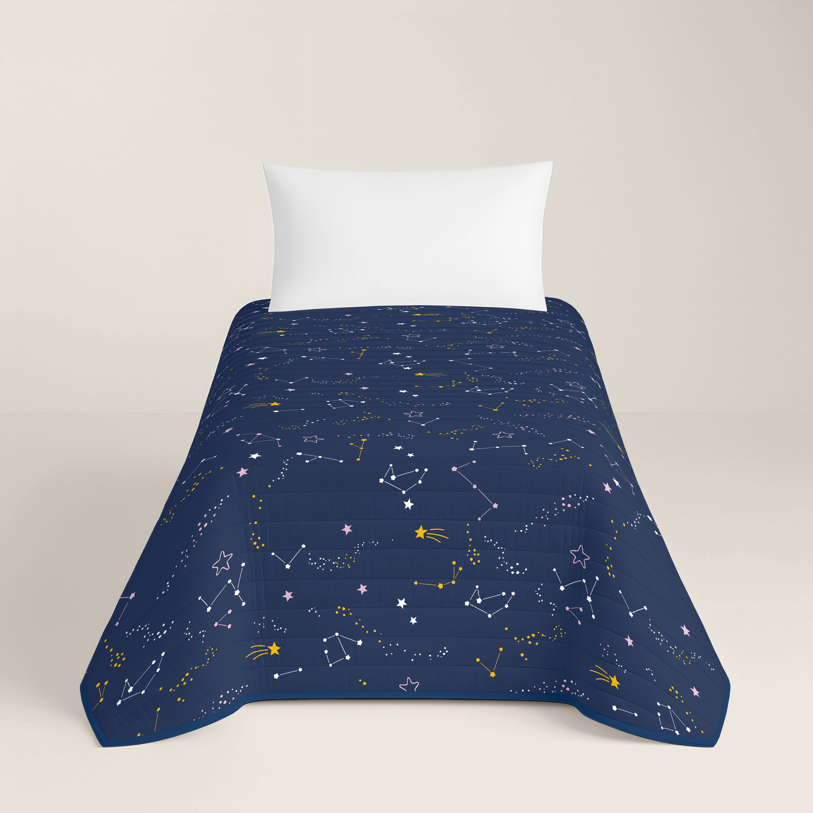 COLCHA BOUTI REVERSIBLE ESTAMPADA INFANTIL SVEN 100% ALGODÓN