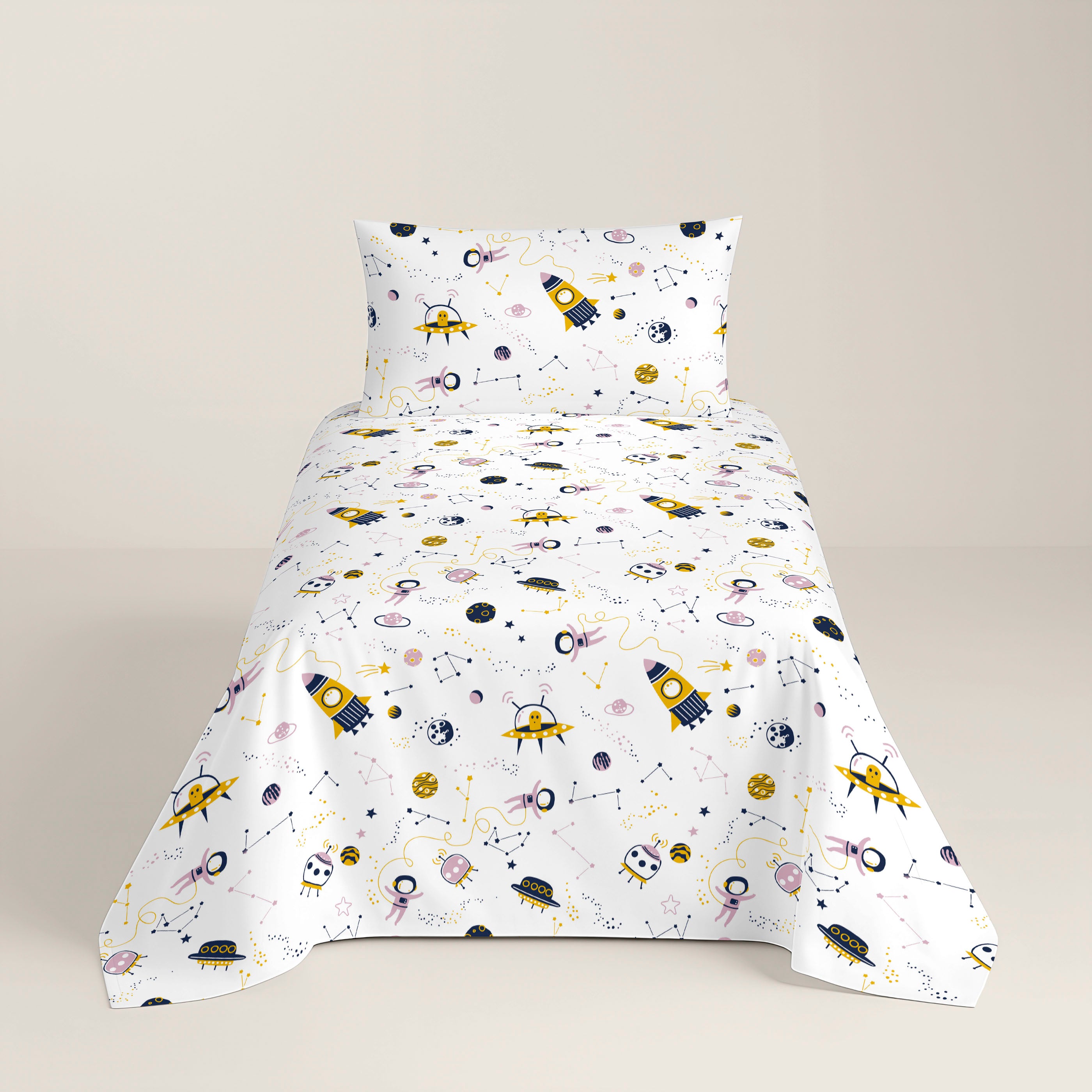 JUEGO SÁBANAS ESTAMPADAS INFANTIL SVEN B 100% ALGODÓN