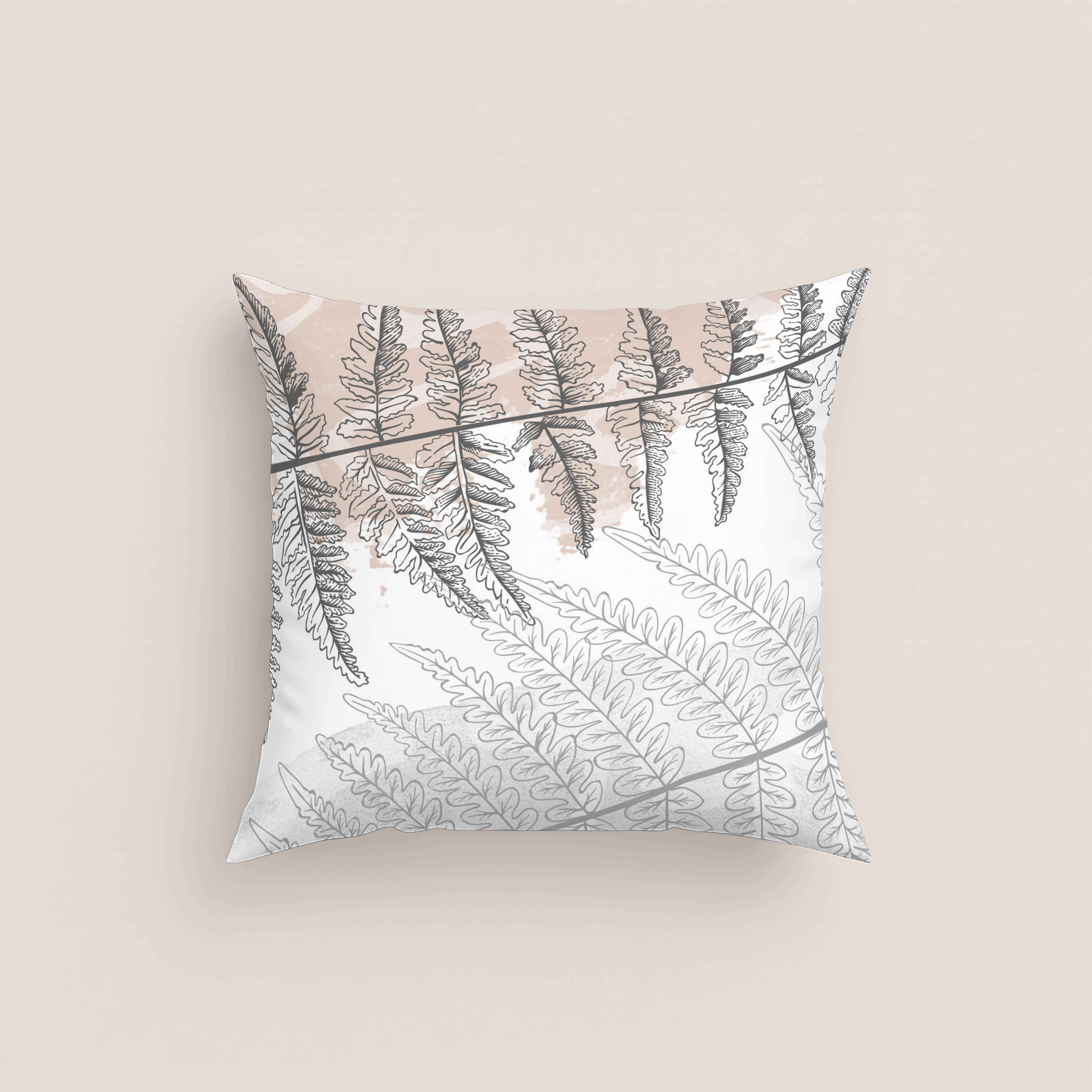 FUNDA DE COJÍN ESTAMPADO BANGOH 100% ALGODÓN