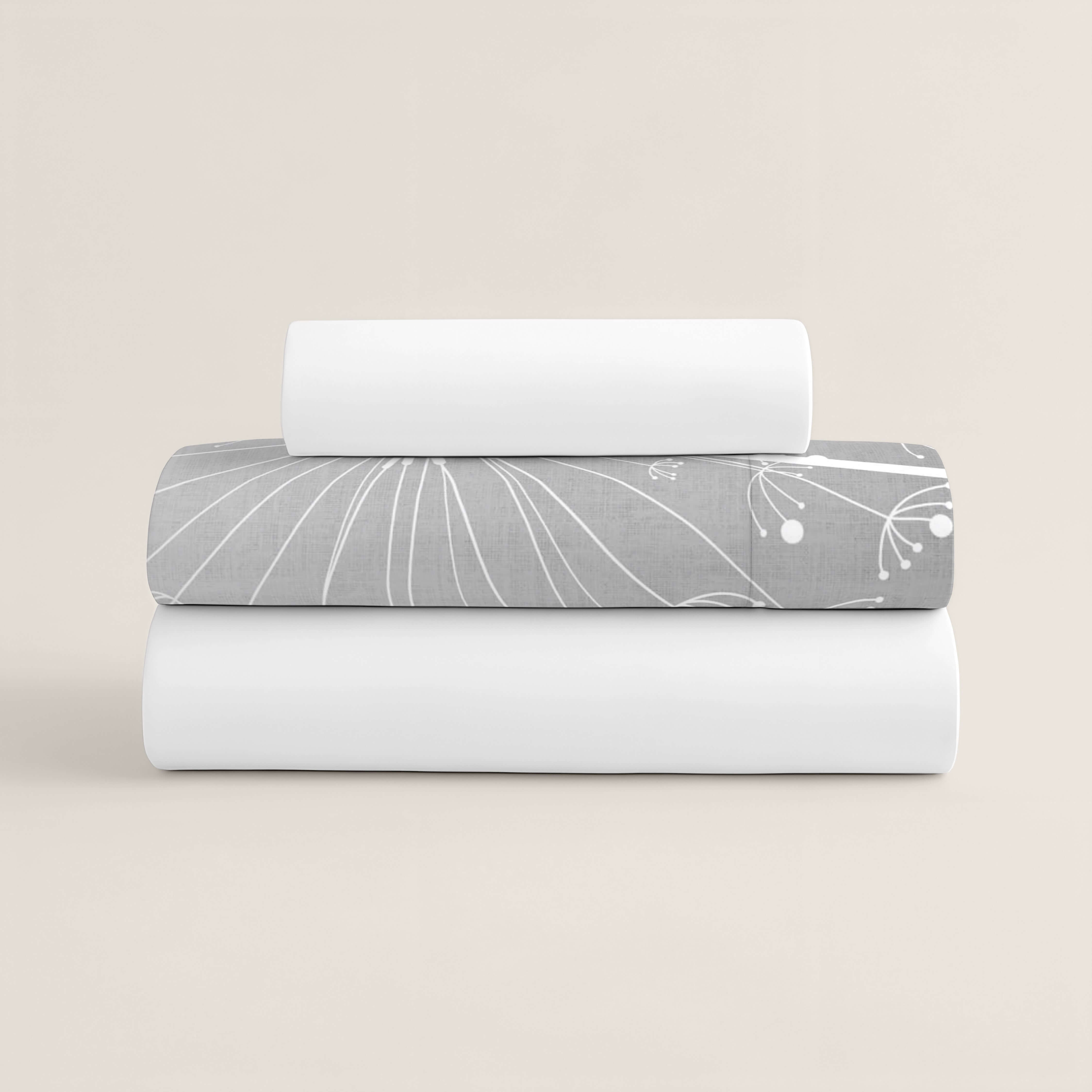 JUEGO SÁBANAS ESTAMPADAS ALIN 100% ALGODÓN