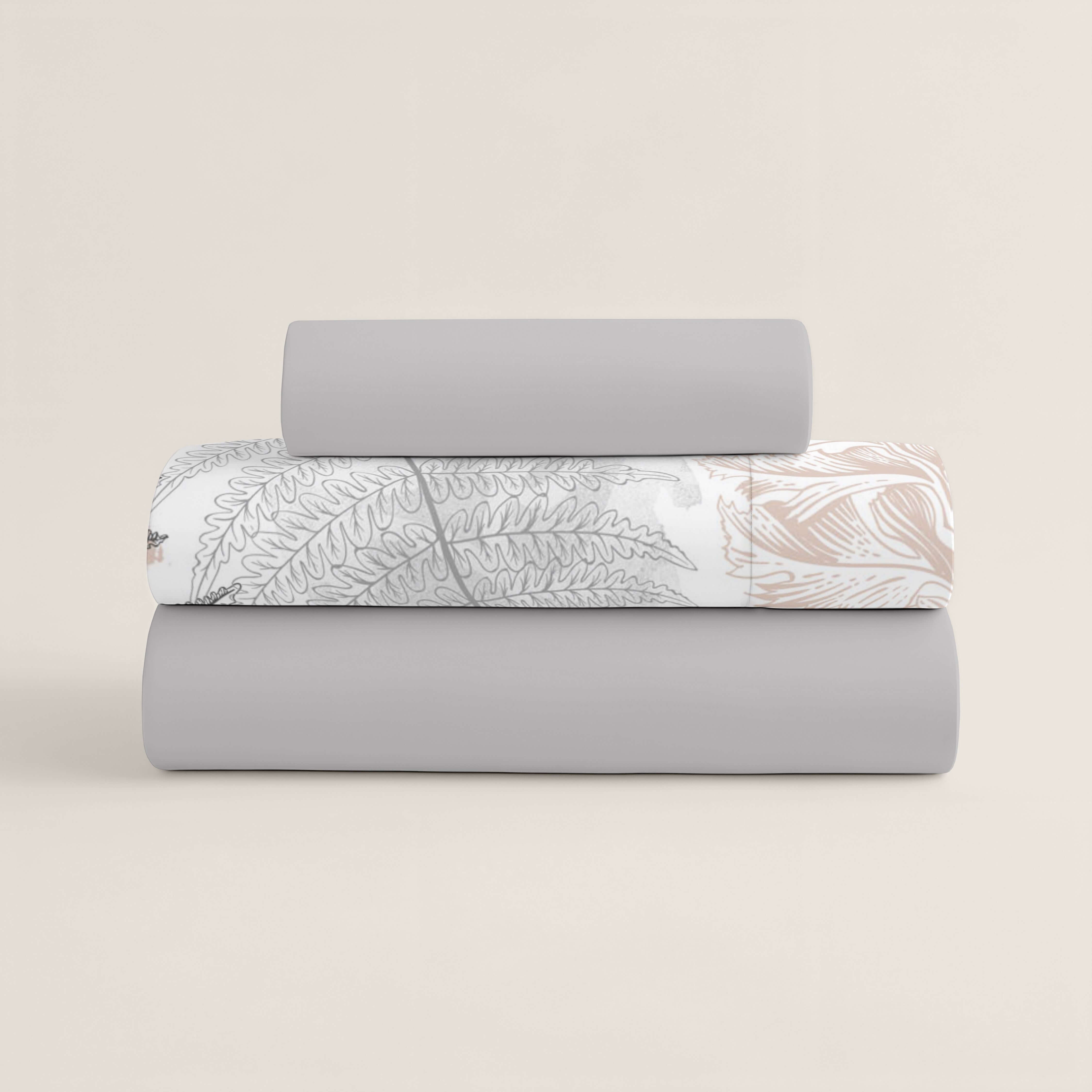 JUEGO SÁBANAS ESTAMPADAS BANGOH 100% ALGODÓN