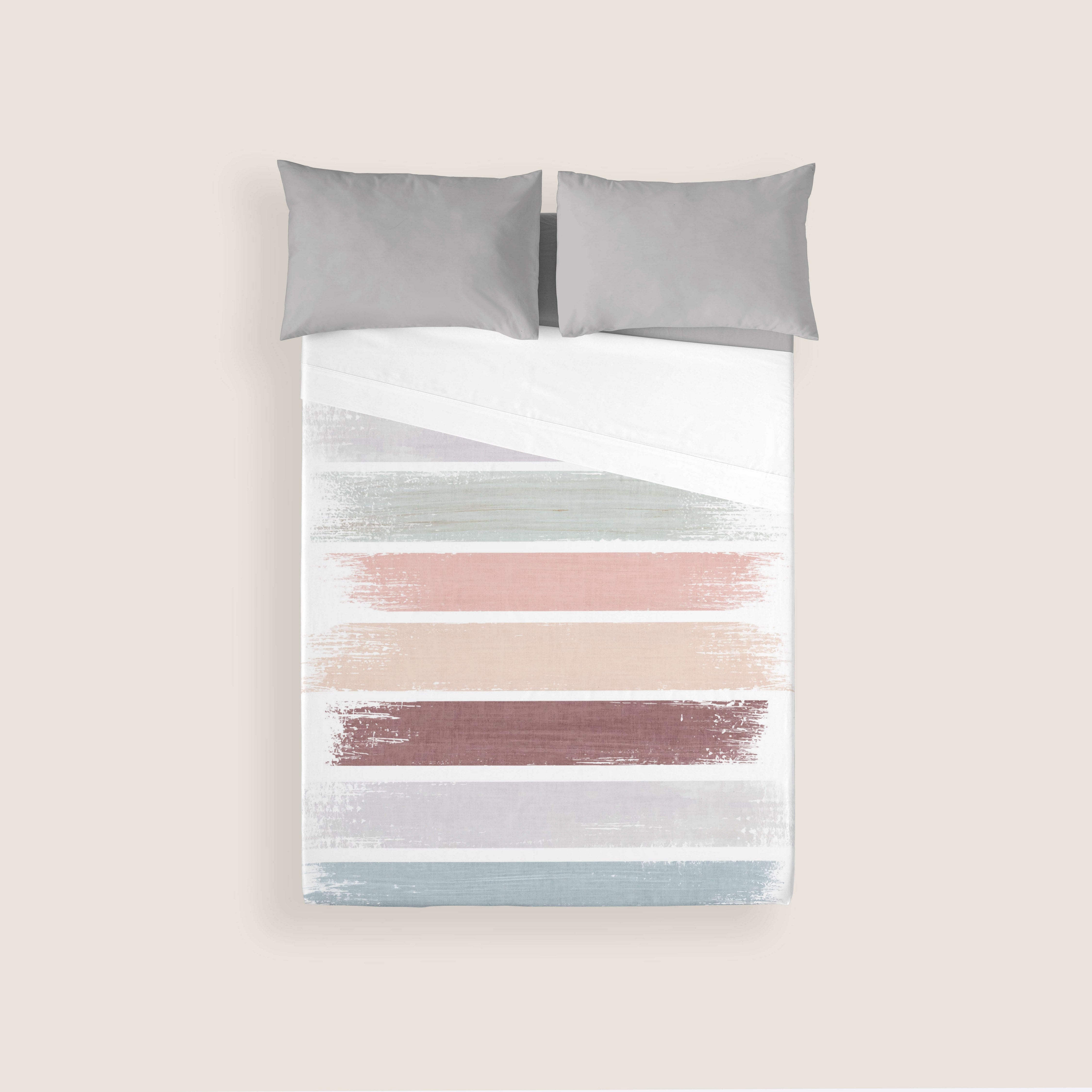 JUEGO SÁBANAS ESTAMPADAS IKUN 100% ALGODÓN