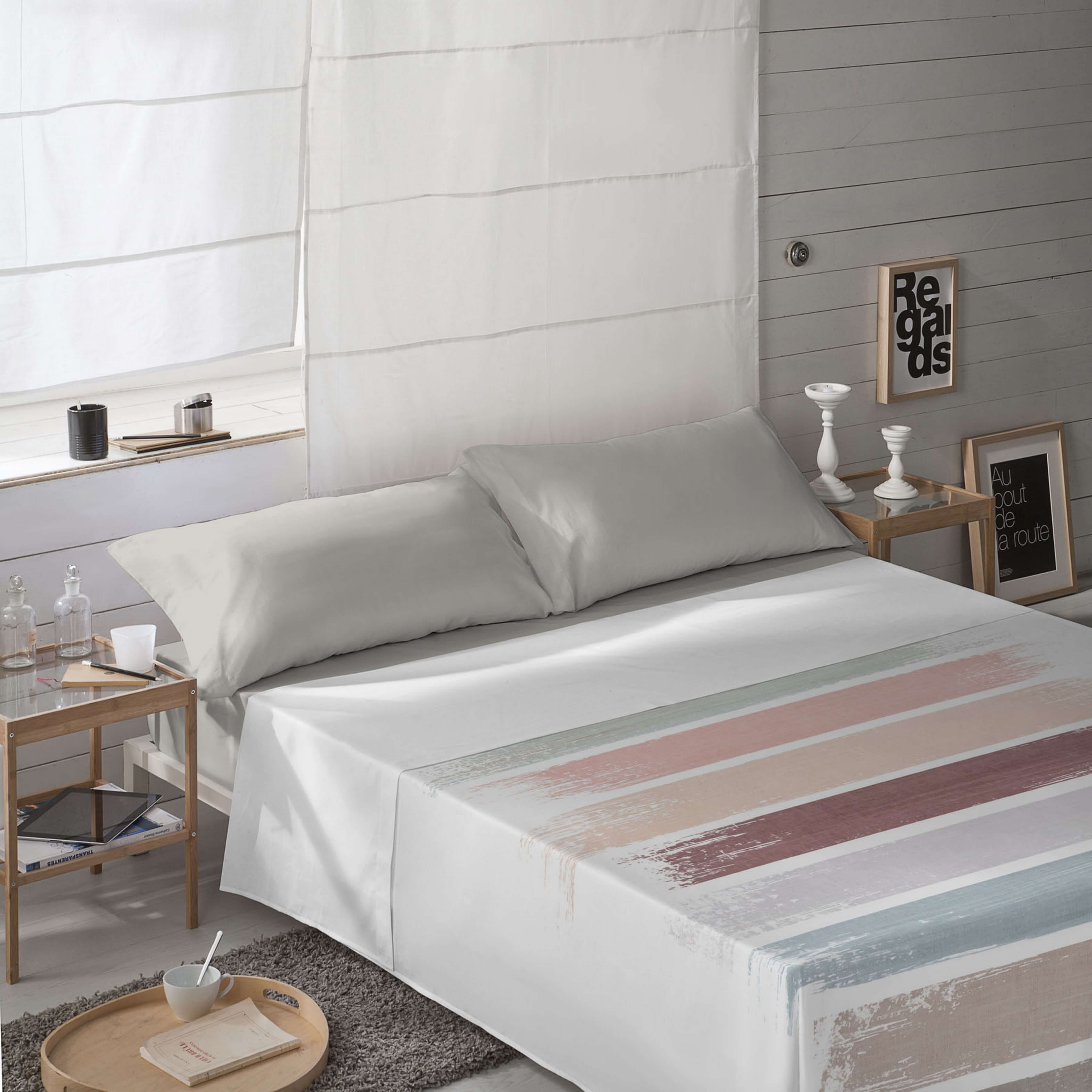 JUEGO SÁBANAS ESTAMPADAS IKUN 100% ALGODÓN