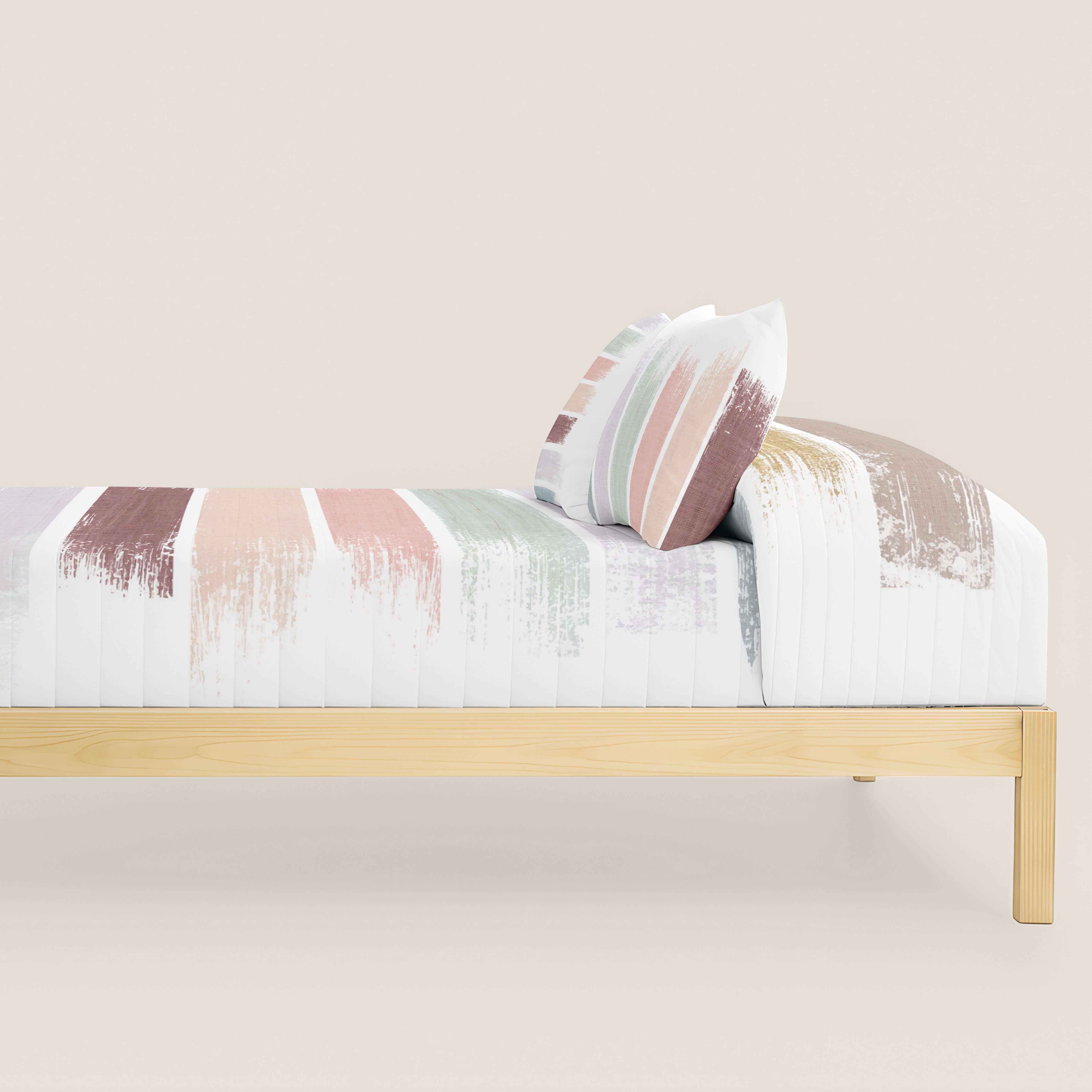 COLCHA BOUTI ESTAMPADA IKUN 100% ALGODÓN