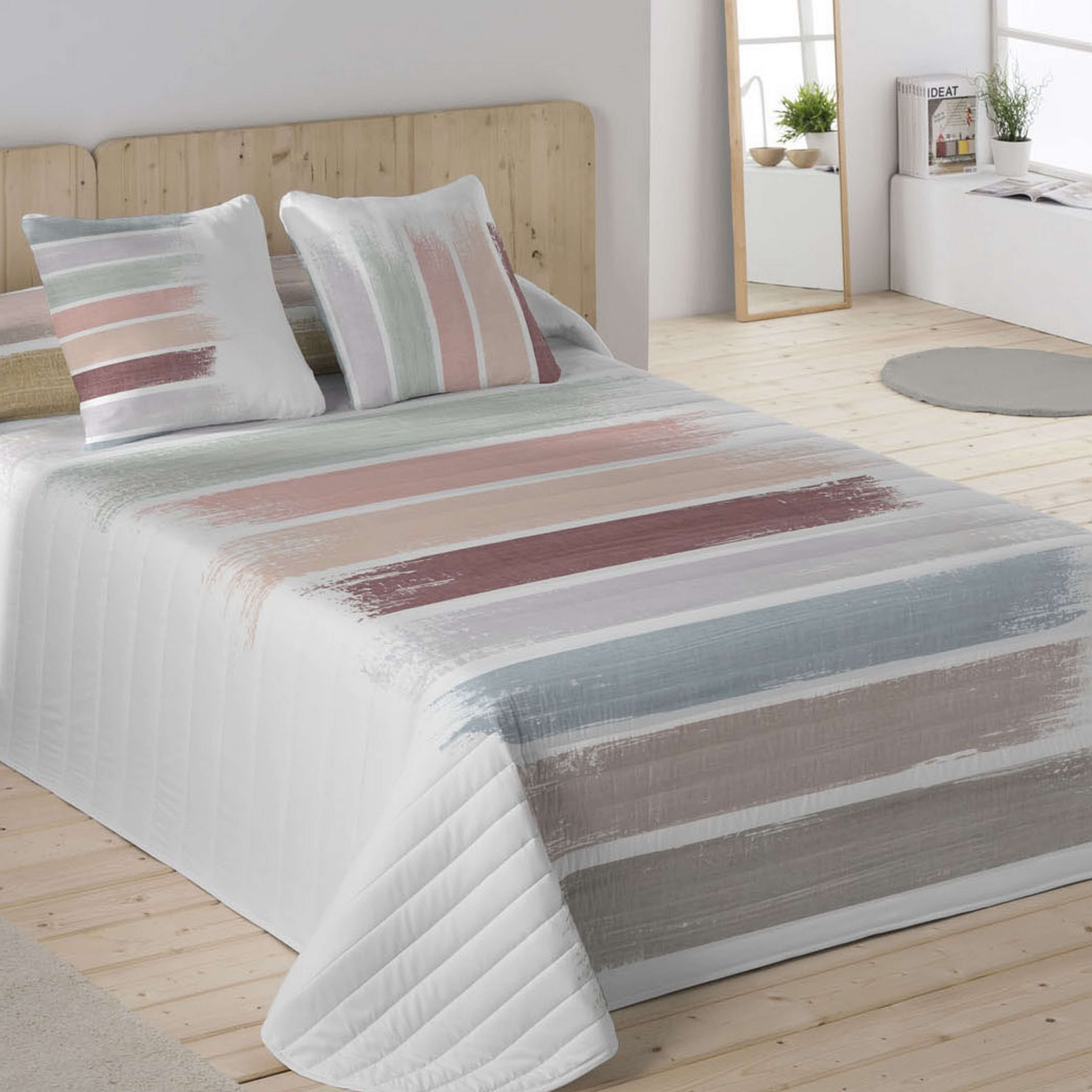 COLCHA BOUTI ESTAMPADA IKUN 100% ALGODÓN