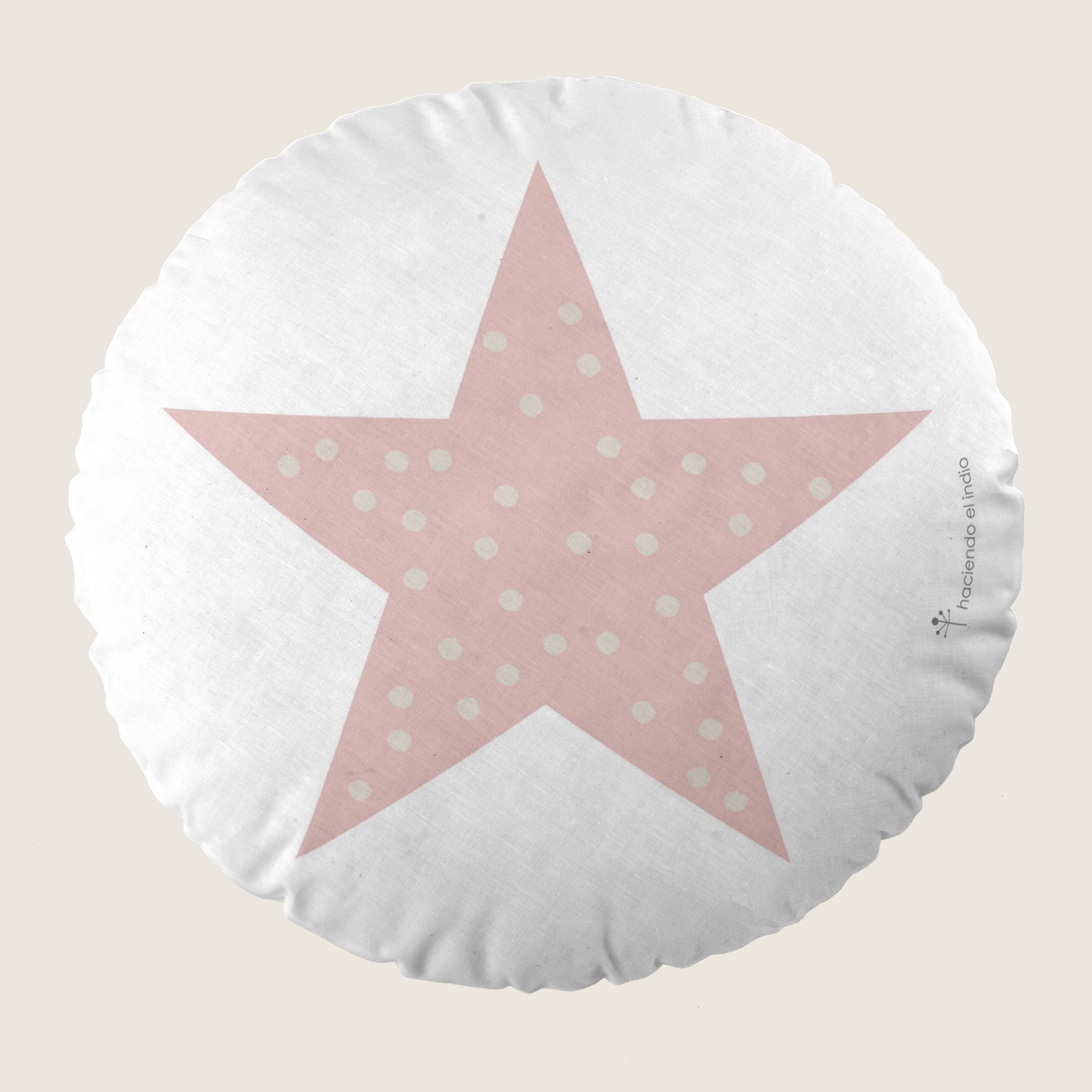 COJÍN REDONDO INFANTIL ESTAMPADO SUSANITA ROSA