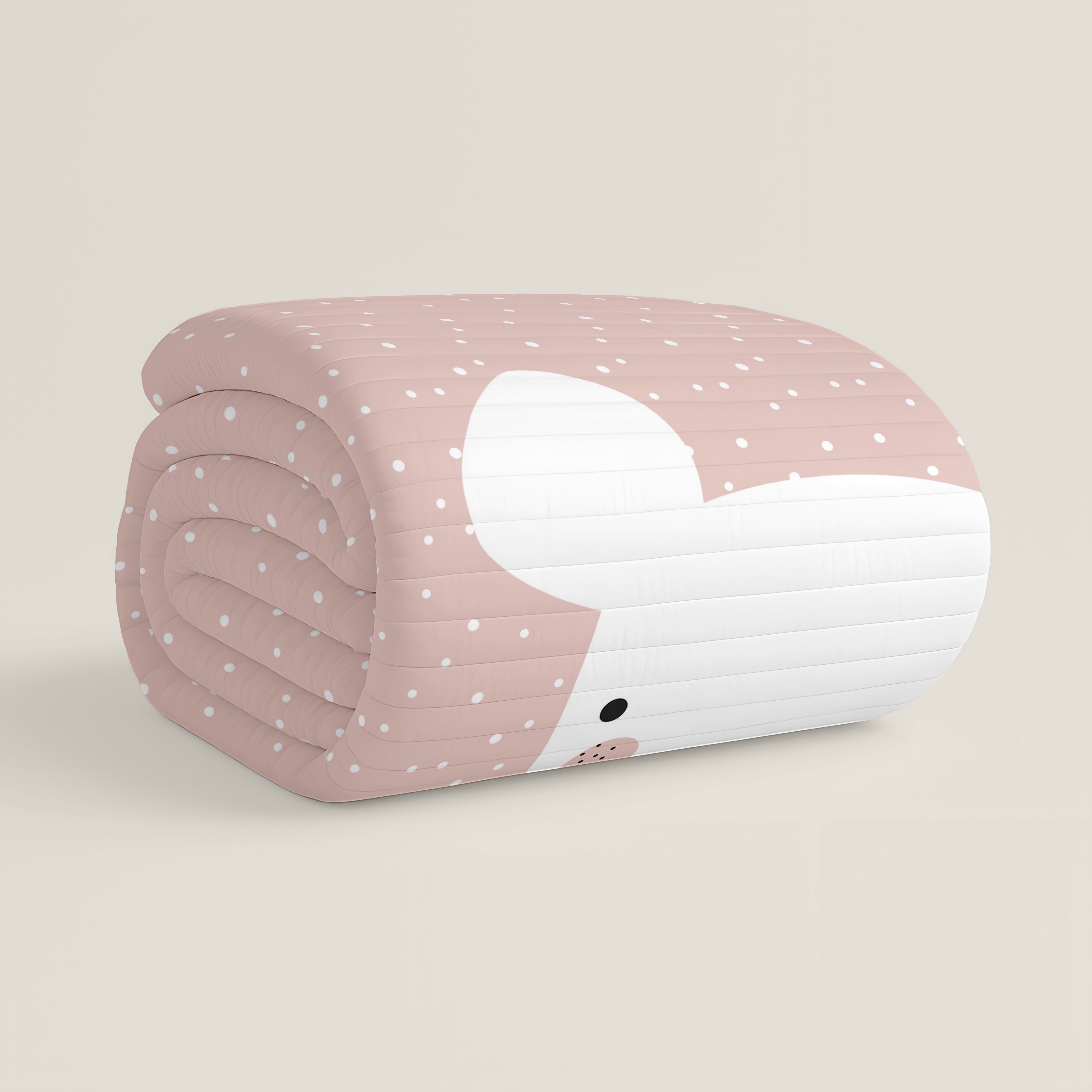 COPRILETTO BOUTIS REVERSIBILE STAMPATO PER BAMBINI SUSANITA ROSA 100% COTONE