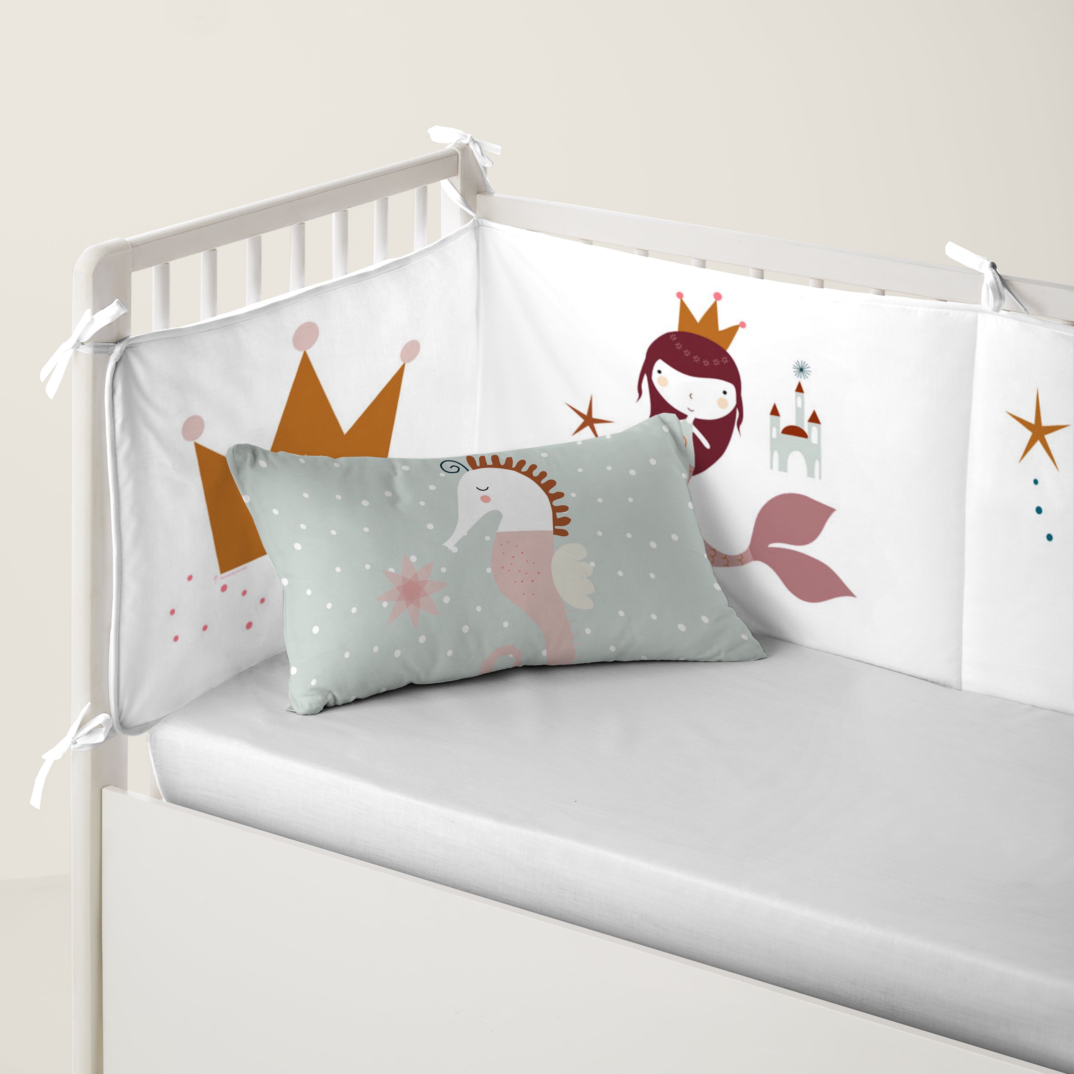 PROTECTOR CHICHONERA DE CUNA BEBÉ SEAHORSE