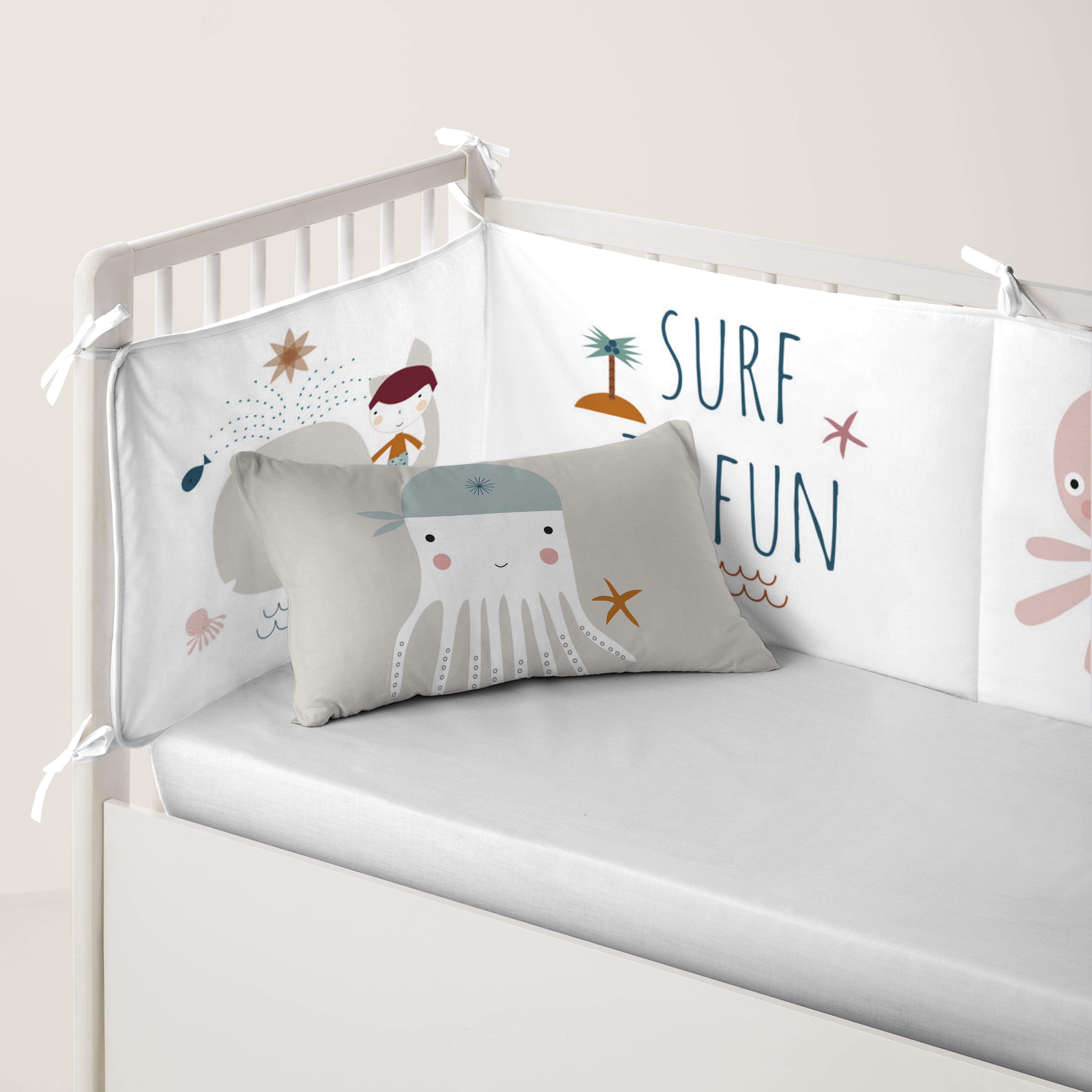 PROTECTOR CHICHONERA DE CUNA BEBÉ SURF