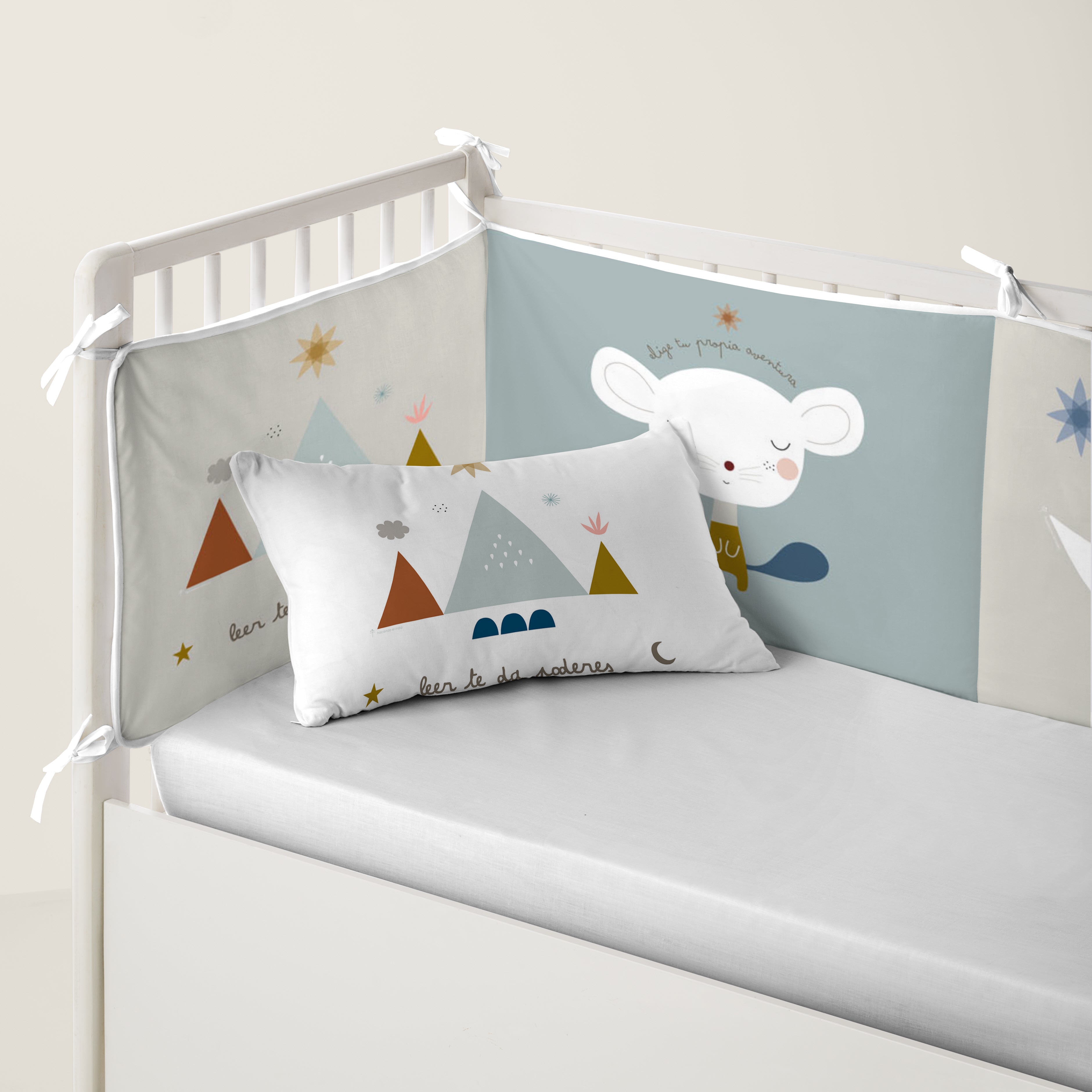 PROTECTOR CHICHONERA DE CUNA BEBÉ SUSANITA AZUL