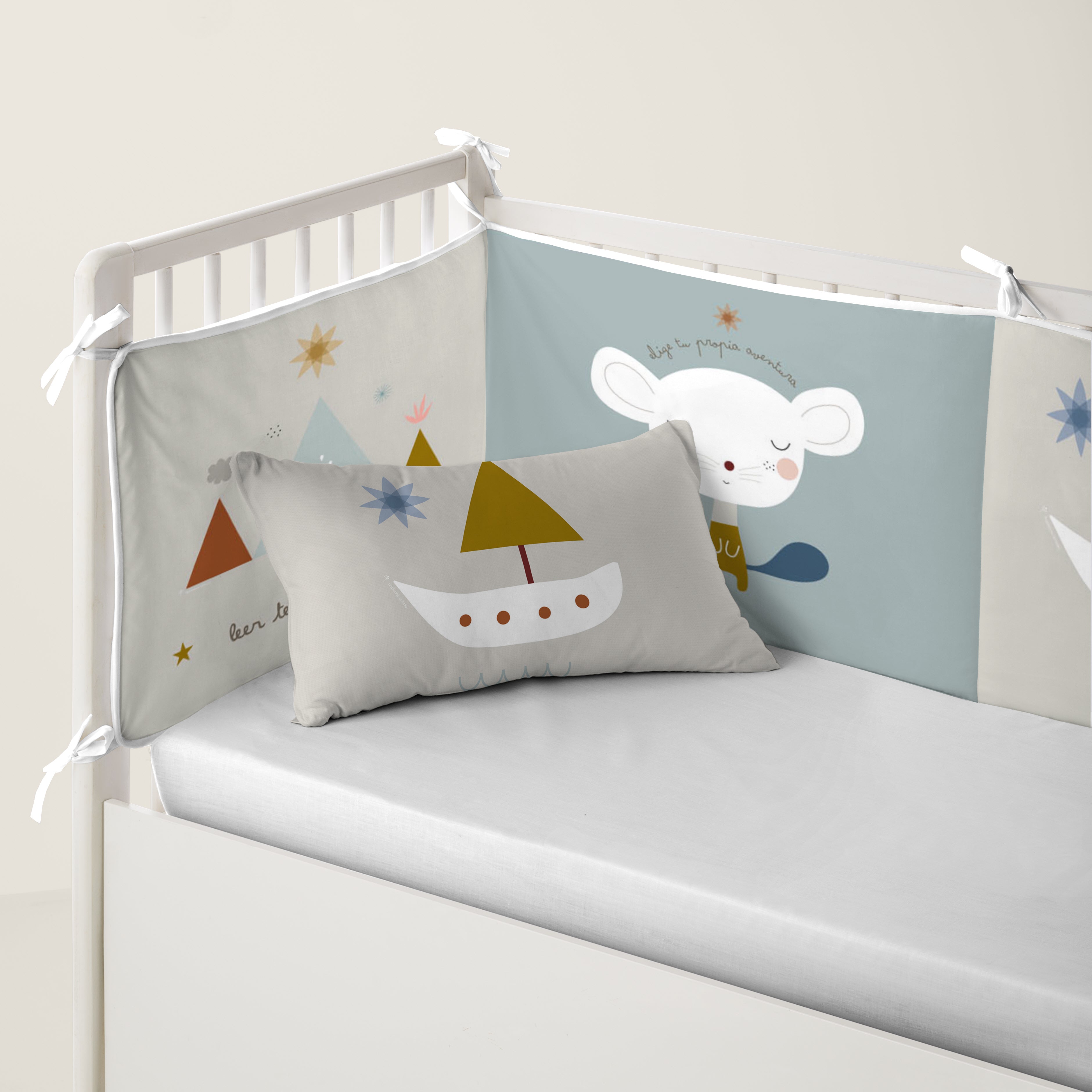 PROTECTOR CHICHONERA DE CUNA BEBÉ SUSANITA AZUL