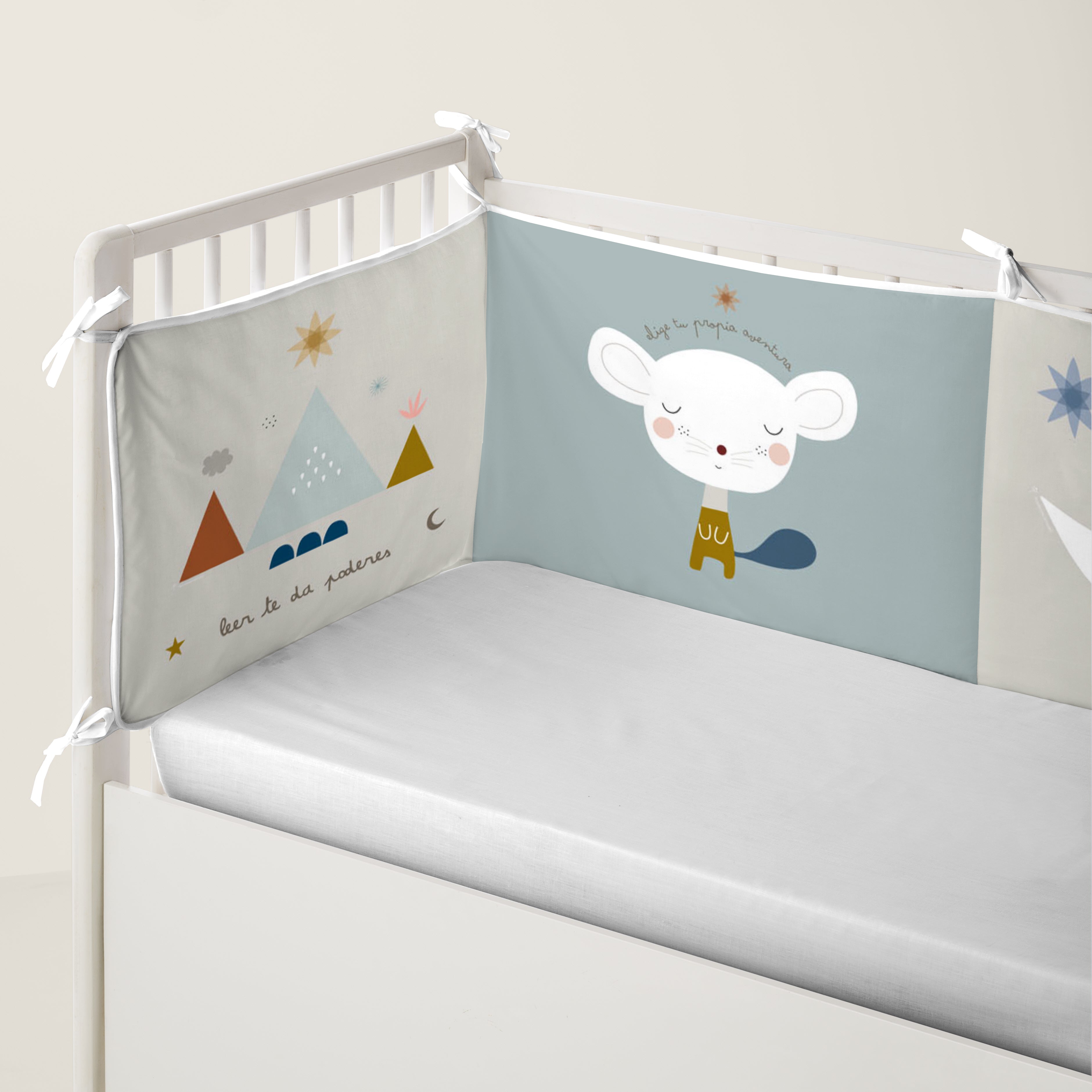 PROTECTOR CHICHONERA DE CUNA BEBÉ SUSANITA AZUL