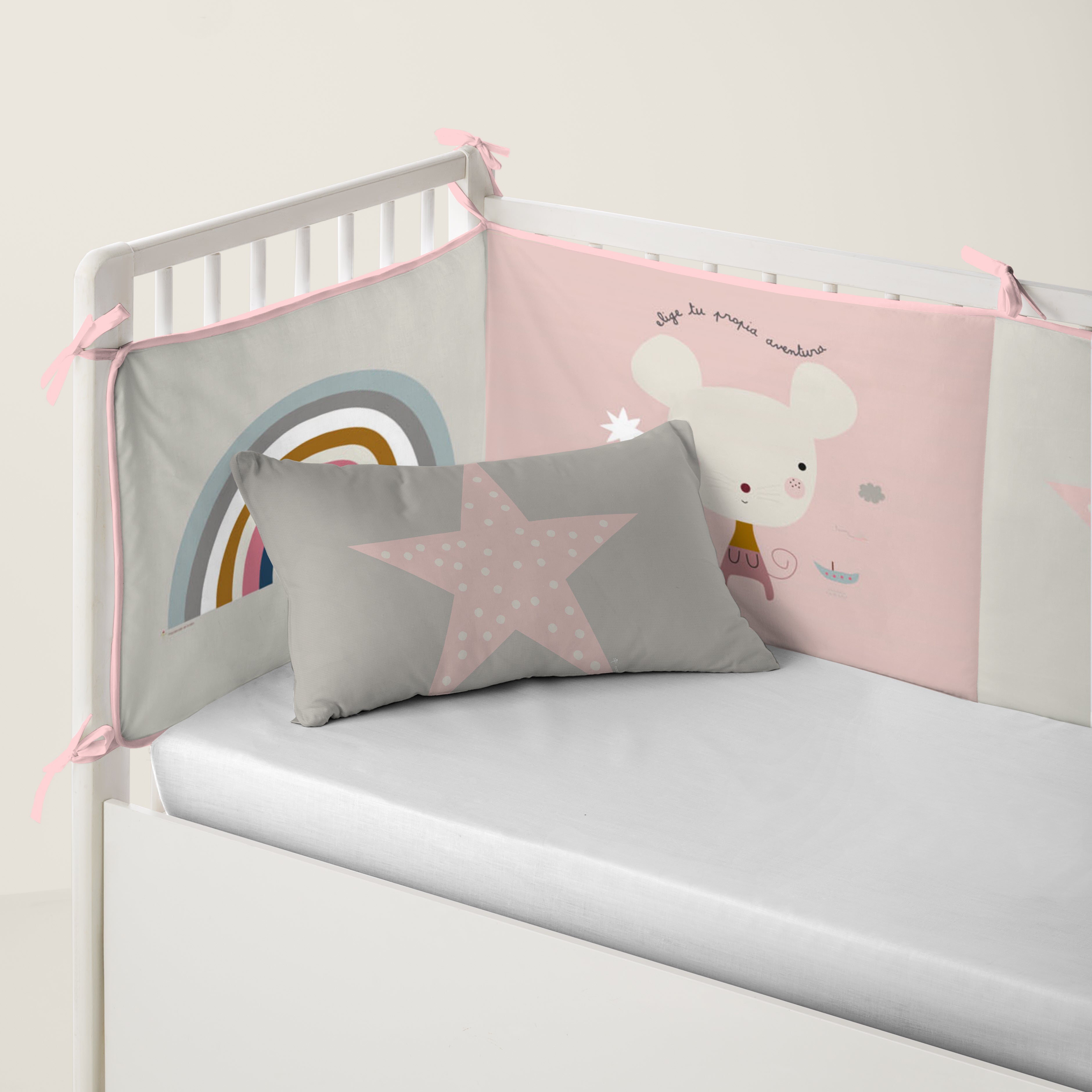 PROTECTOR CHICHONERA DE CUNA BEBÉ SUSANITA ROSA