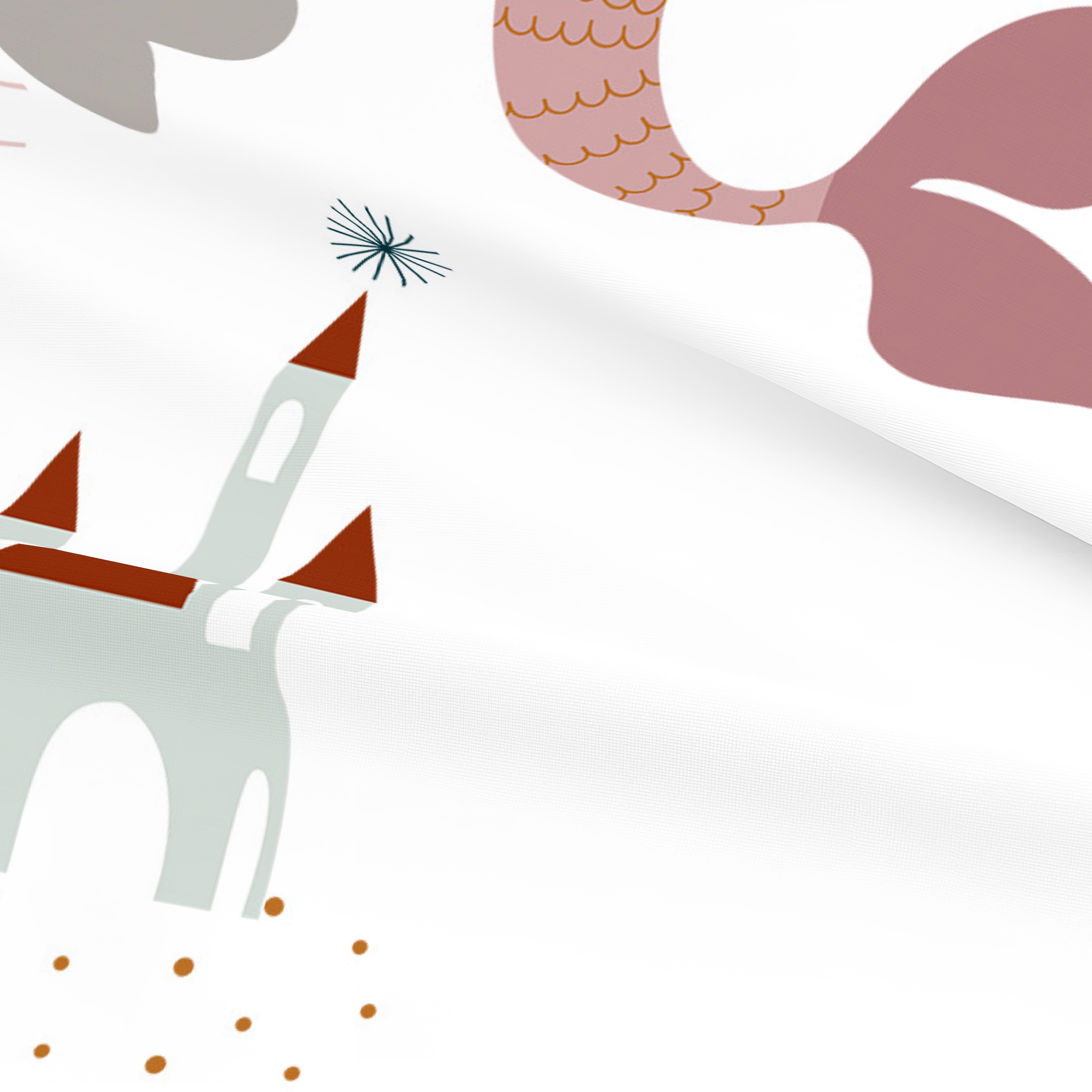 FUNDA NÓRDICA REVERESIBLE CUNA BEBÉ SEAHORSE 100% ALGODÓN