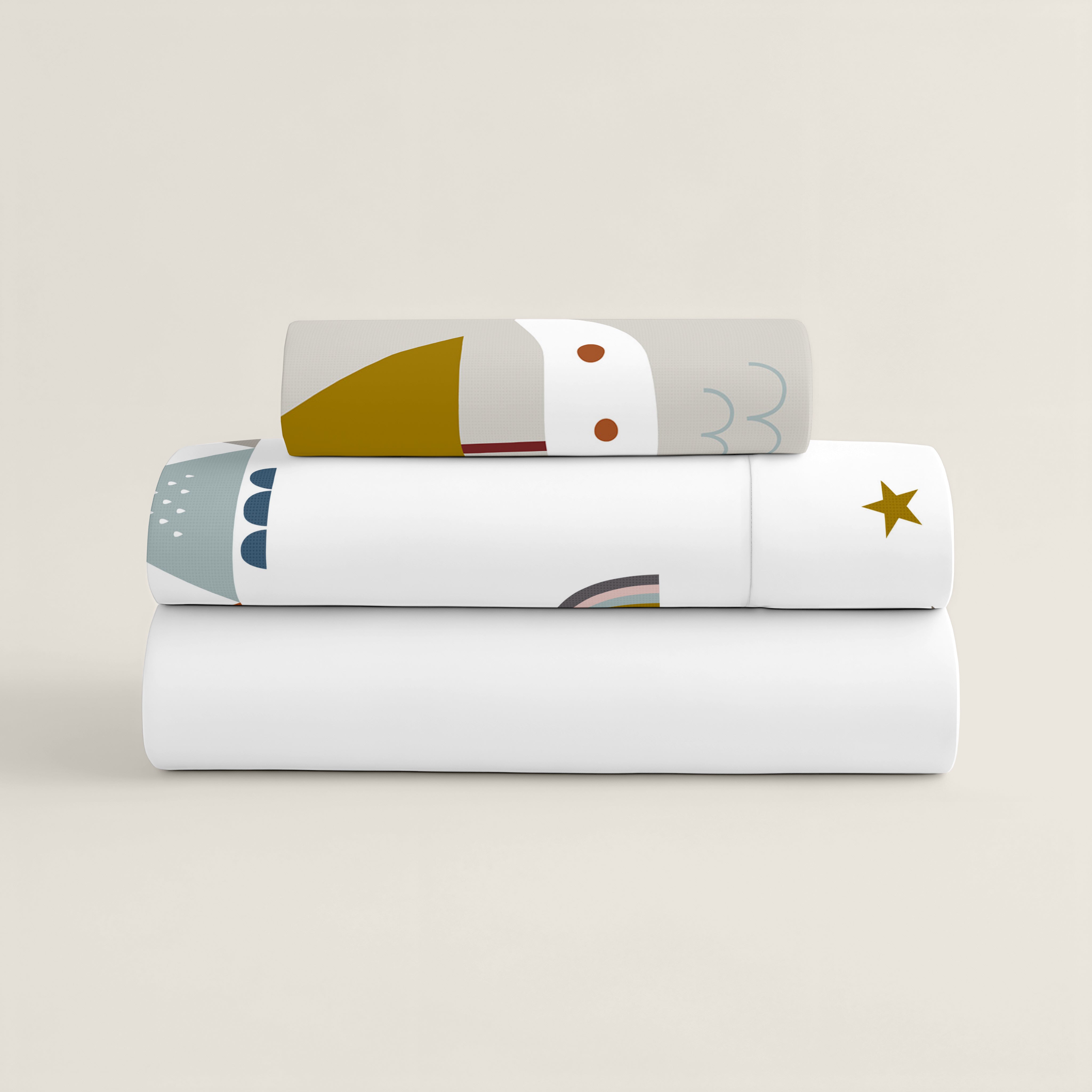 JUEGO DE SÁBANAS CUNA BEBÉ SUSANITA AZUL B 100% ALGODÓN