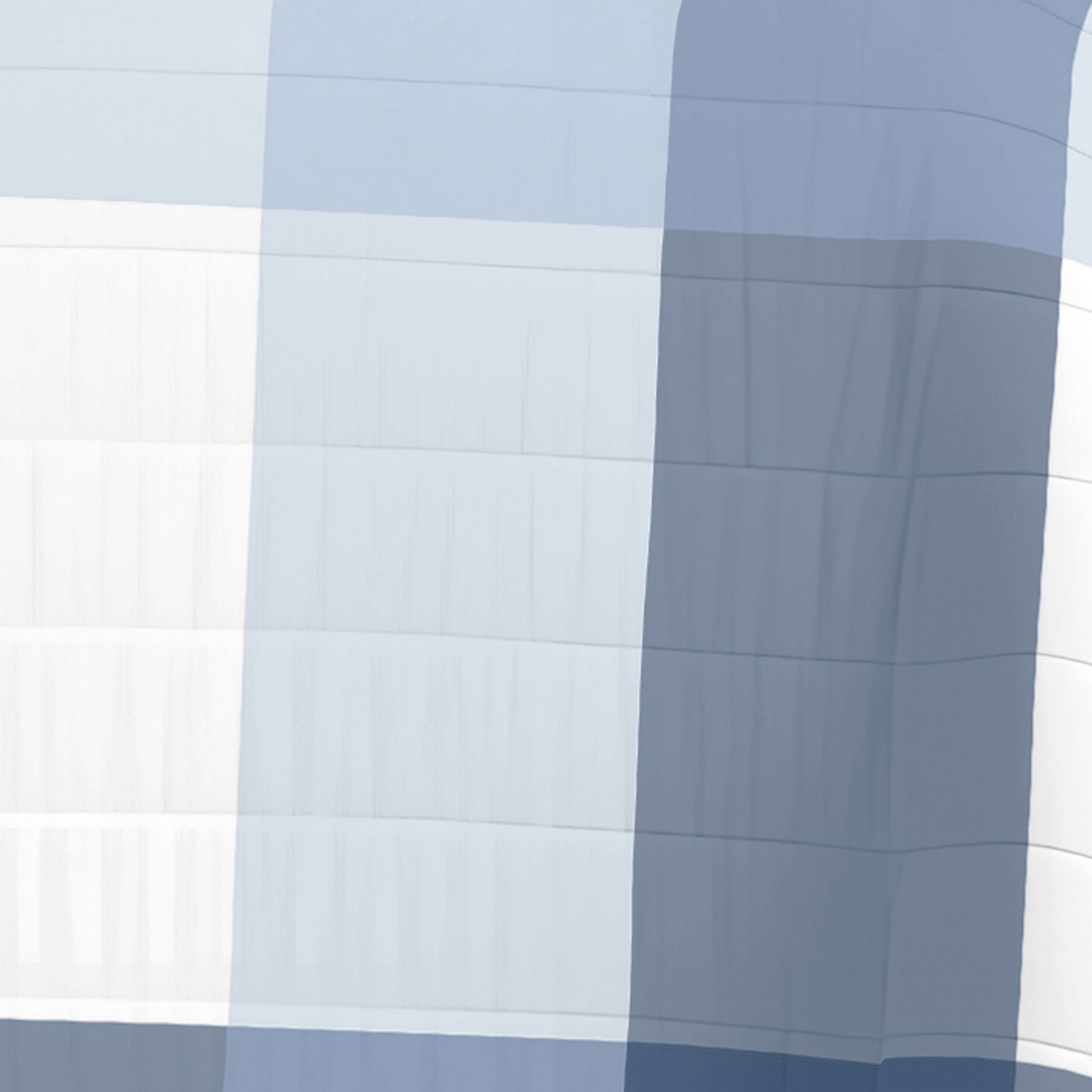 COLCHA BOUTI ESTAMPADA ESCOCES AZUL-BLANCO 100% ALGODÓN