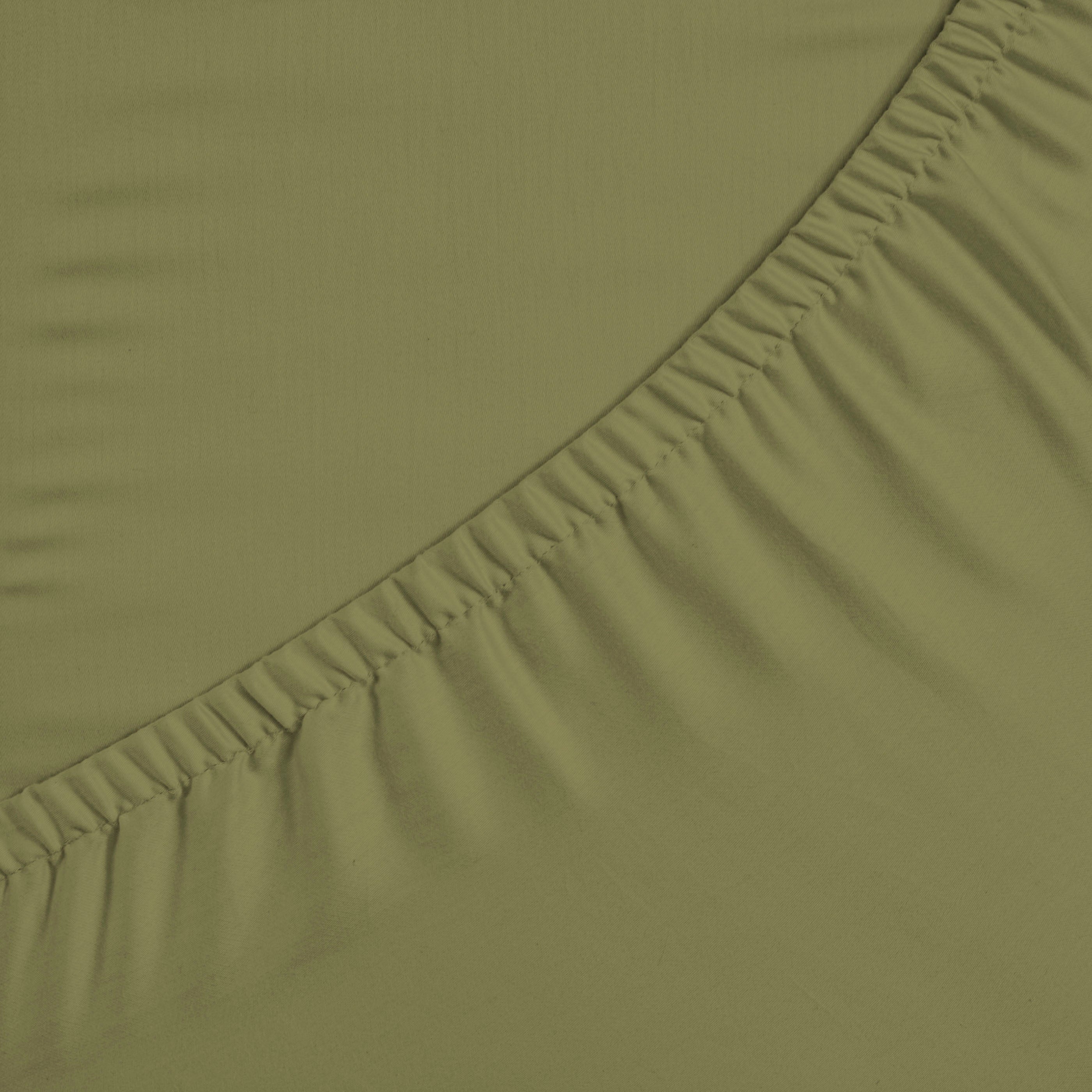 SÁBANA BAJERA AJUSTABLE 100% ALGODÓN VERDE OLIVA P.17-0525