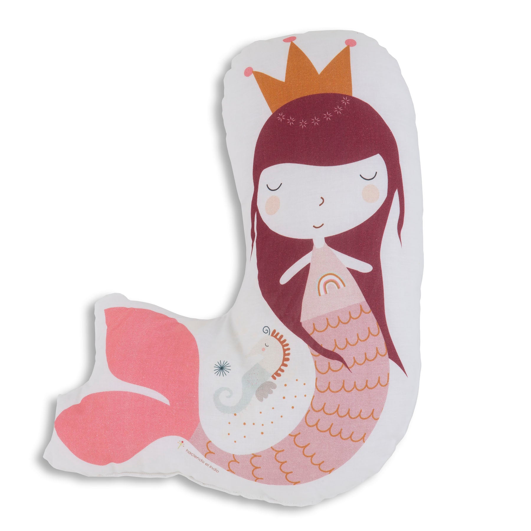 COJÍN DE FORMAS INFANTIL ESTAMPADO SIRENES