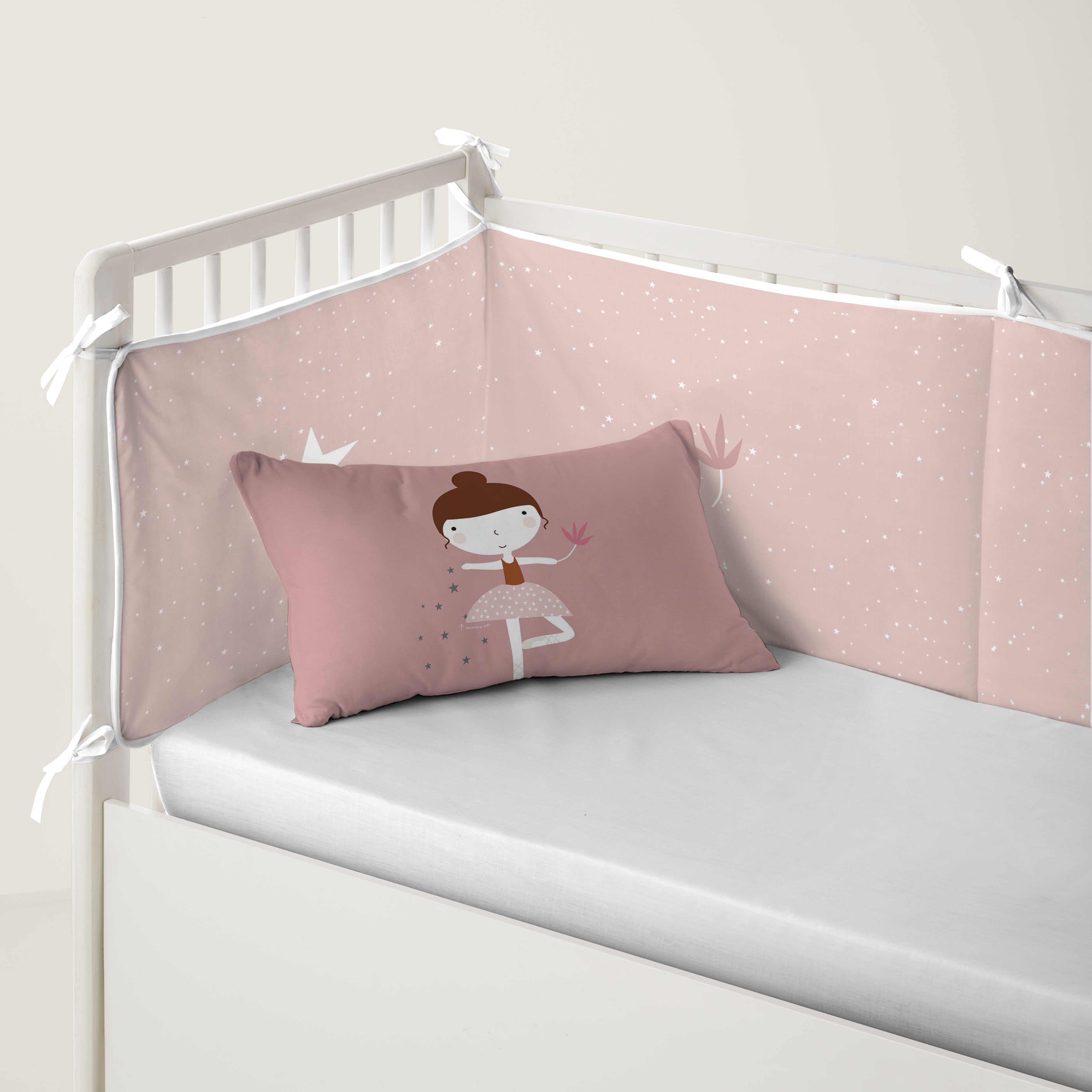 PROTECTOR CHICHONERA DE CUNA BEBÉ BAILARINA